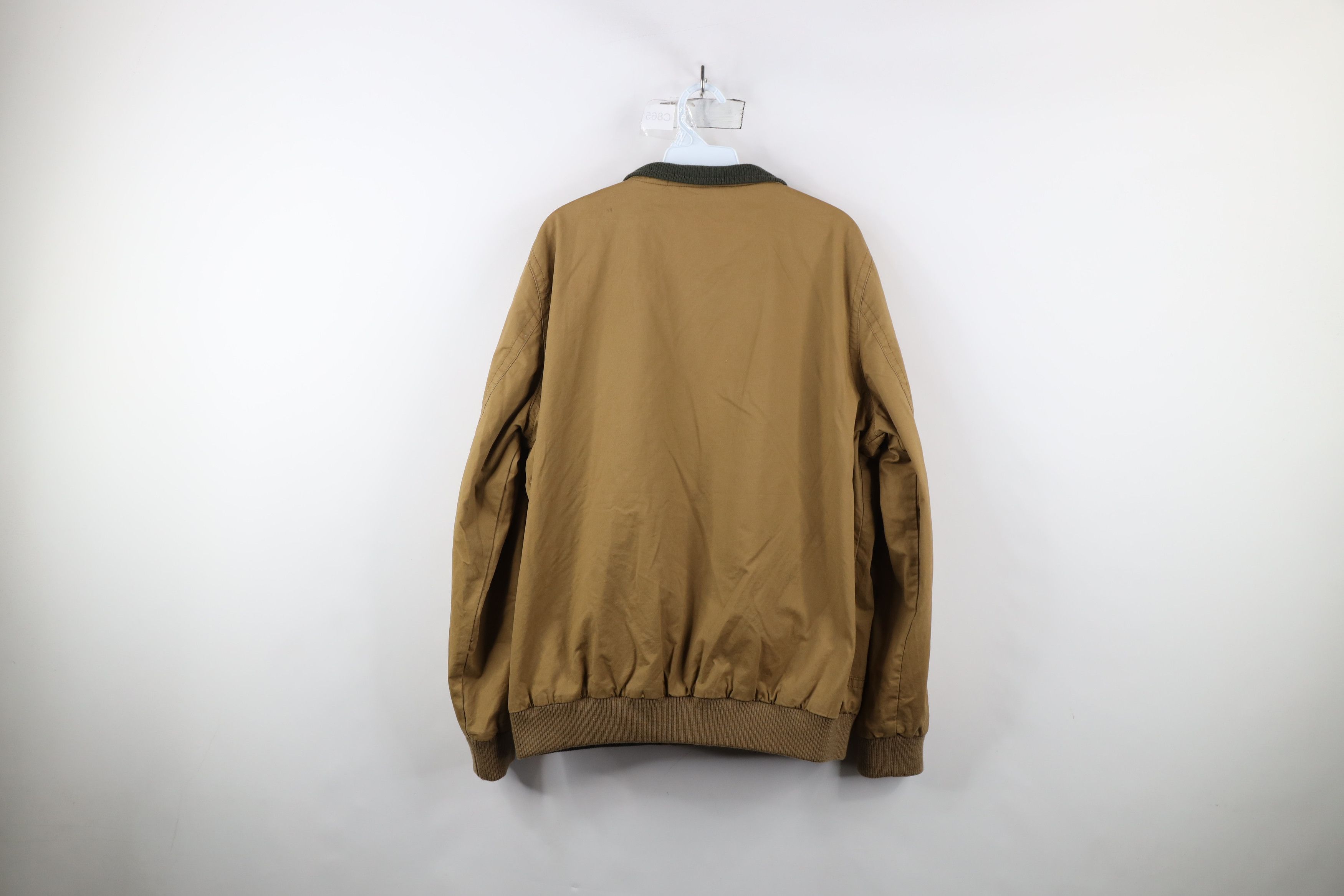 Vintage Orton Brothers Distressed Lined Full Zip Bomber Jacket Brown Size US M / EU 48-50 / 2 - 12 Thumbnail
