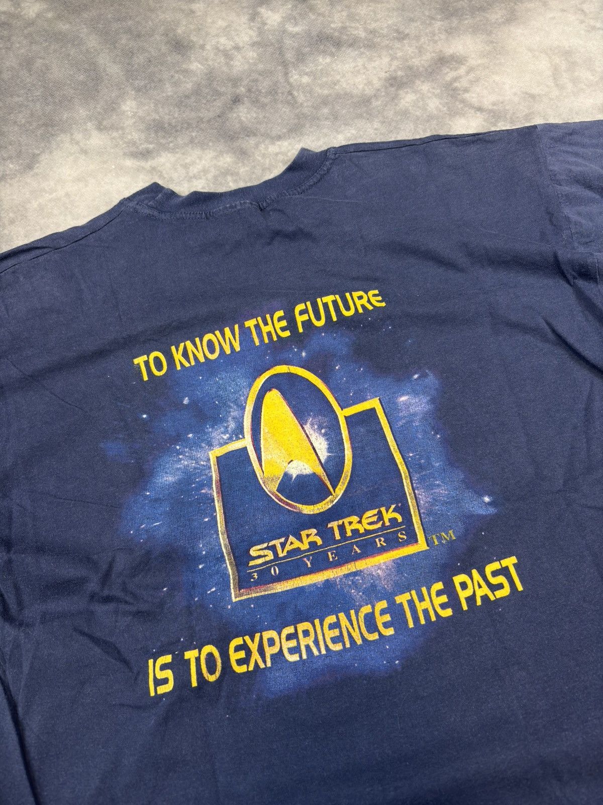 Vintage 90s Startrek 30 years movie graphic t shirt Japanese y2k Size US M / EU 48-50 / 2 - 2 Thumbnail