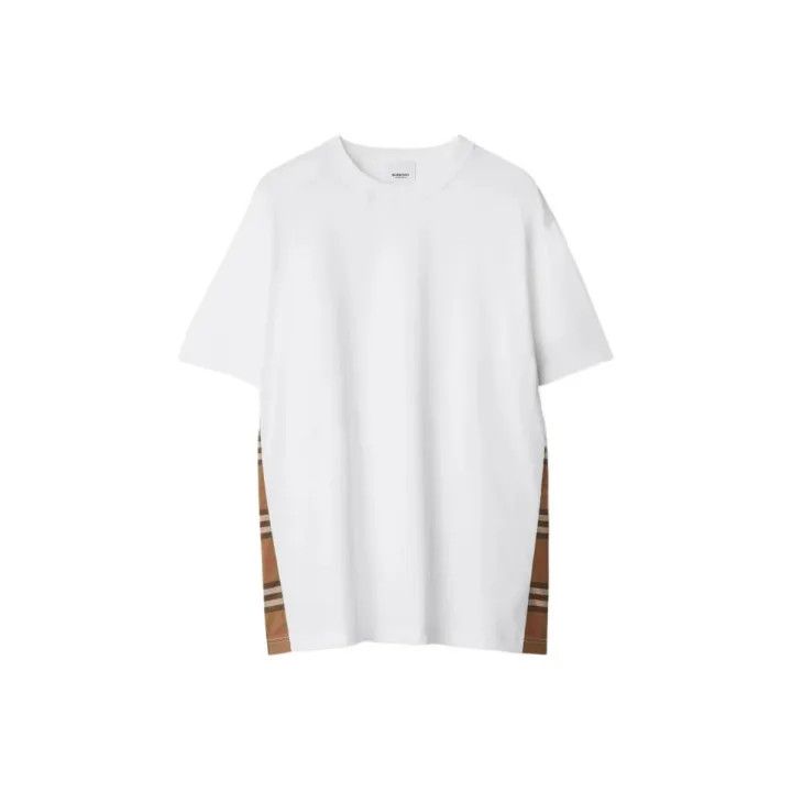 Burberry Logo Check Short Sleeve T-Shirt 0079