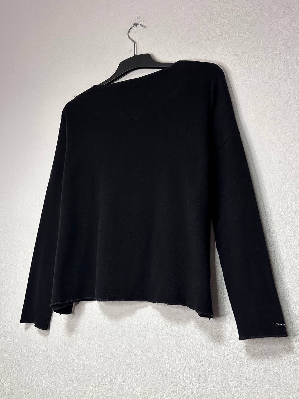 Album di Famiglia Album Di Famiglia Black Oversized Knit Sweater taly S Luxury Size S / US 4 / IT 40 - 11 Thumbnail
