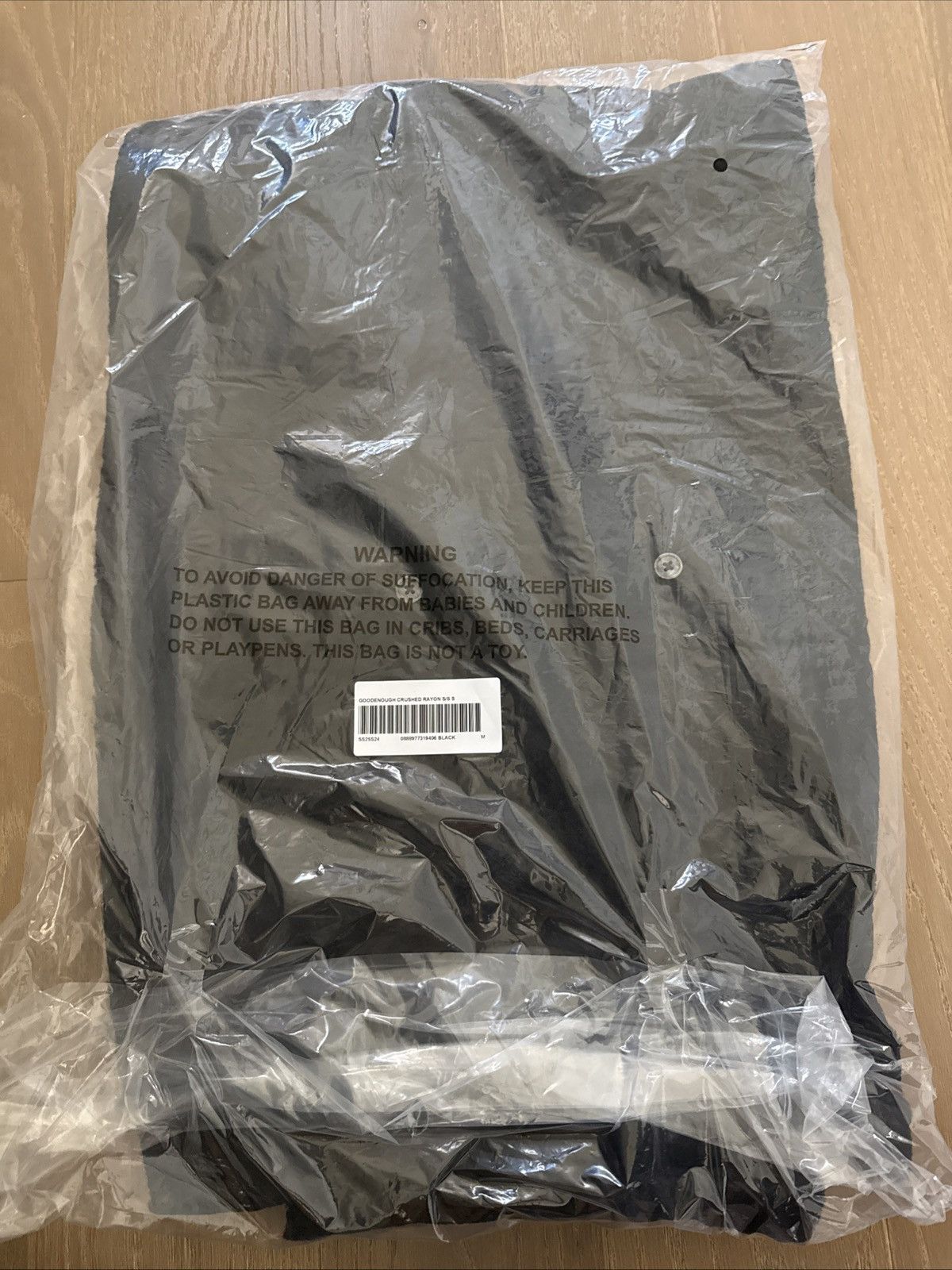 Supreme Supreme GOODENOUGH Crushed Rayon S/S Shirt Black Size US M / EU 48-50 / 2 - 3 Thumbnail
