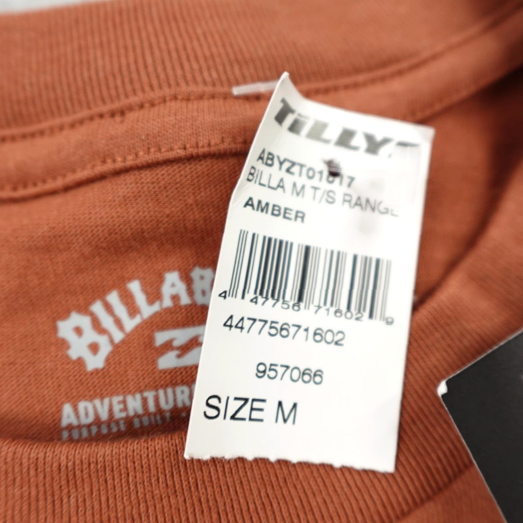 Billabong Billabong Shirt Mens Medium Amber Orange Adventure Division Skater Surfer NEW Size US M / EU 48-50 / 2 - 5 Thumbnail