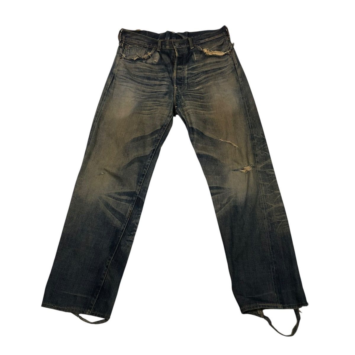 Levi's 🔥VINTAGE REPRODUCTION LEVI’S BIG E REDLINE DENIM LOT 501 Size US 34 / EU 50 - 1 Thumbnail