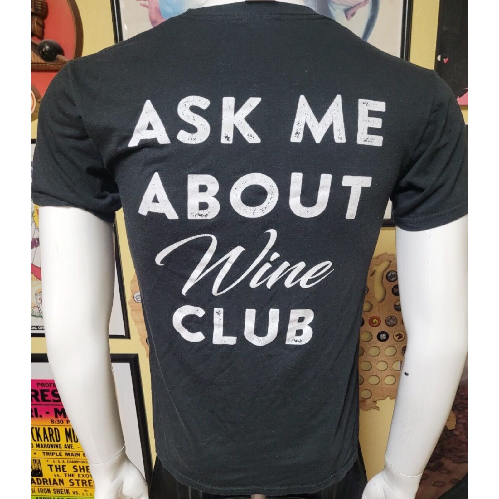 Delta St. Julian Winery T Shirt S Delta Black Cotton Blend Crew Neck Short Sleeve Mens Wine Club Michigan Paw Paw Dundee Size US S / EU 44-46 / 1 - 3 Thumbnail