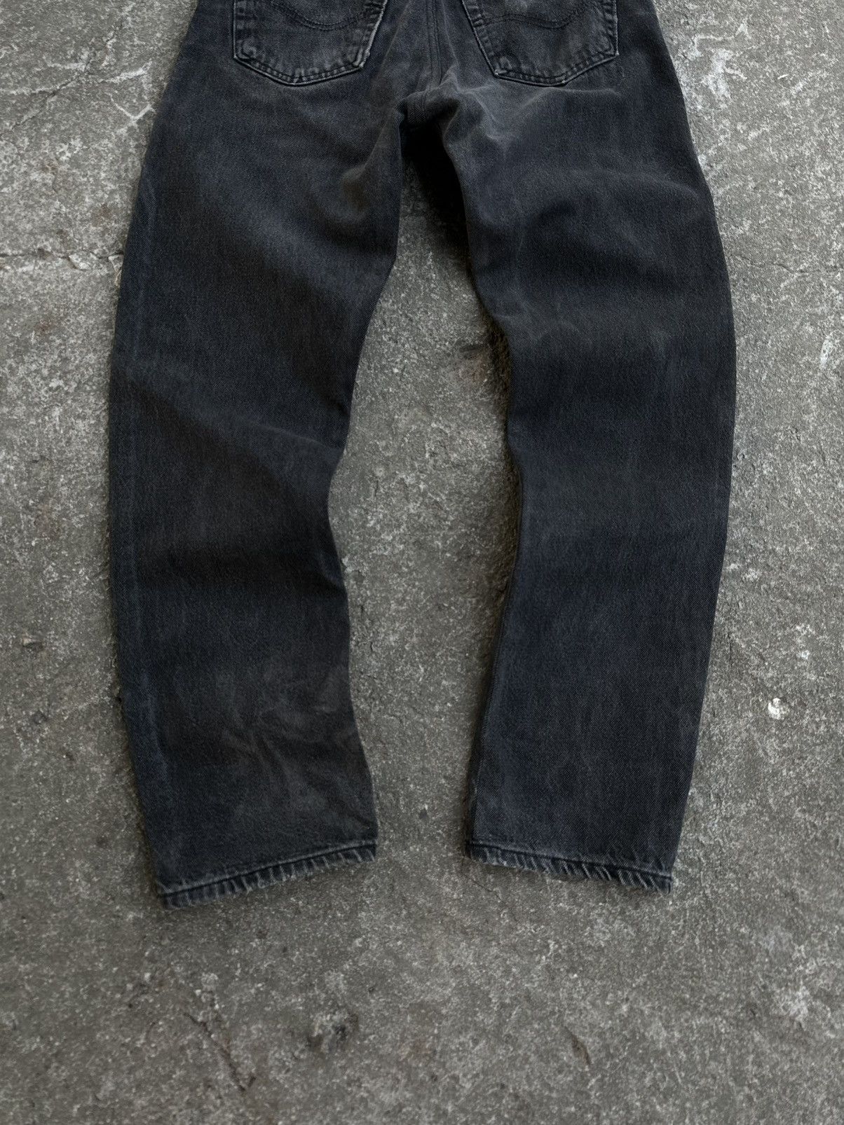 Carhartt × Vintage (30x32) Faded Black Carhartt Carpenter Pants Size US 30 / EU 46 - 2 Thumbnail