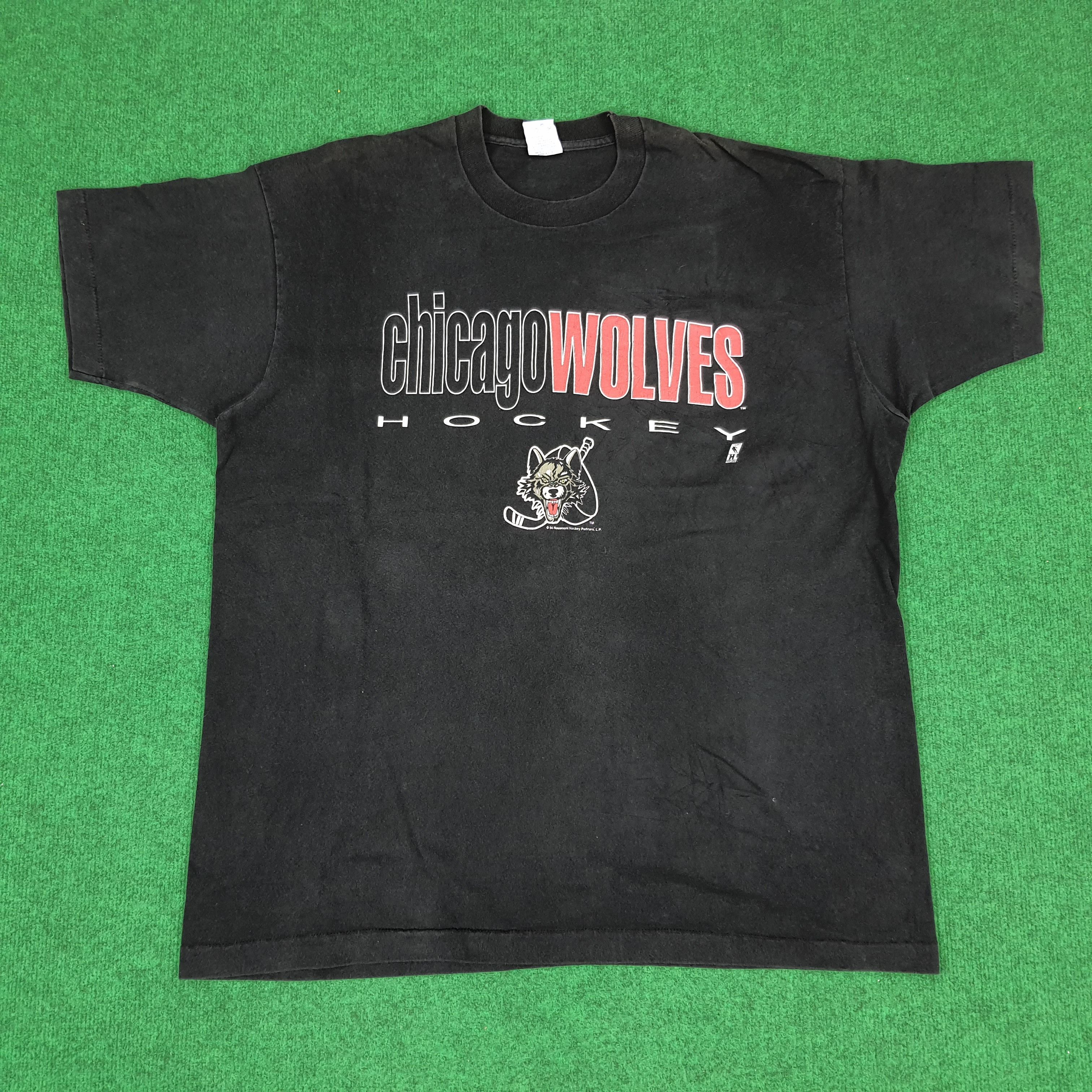 NHL Vintage NHL Chicago Wolves Hockey Tees Size US XL / EU 56 / 4 - 1 Thumbnail