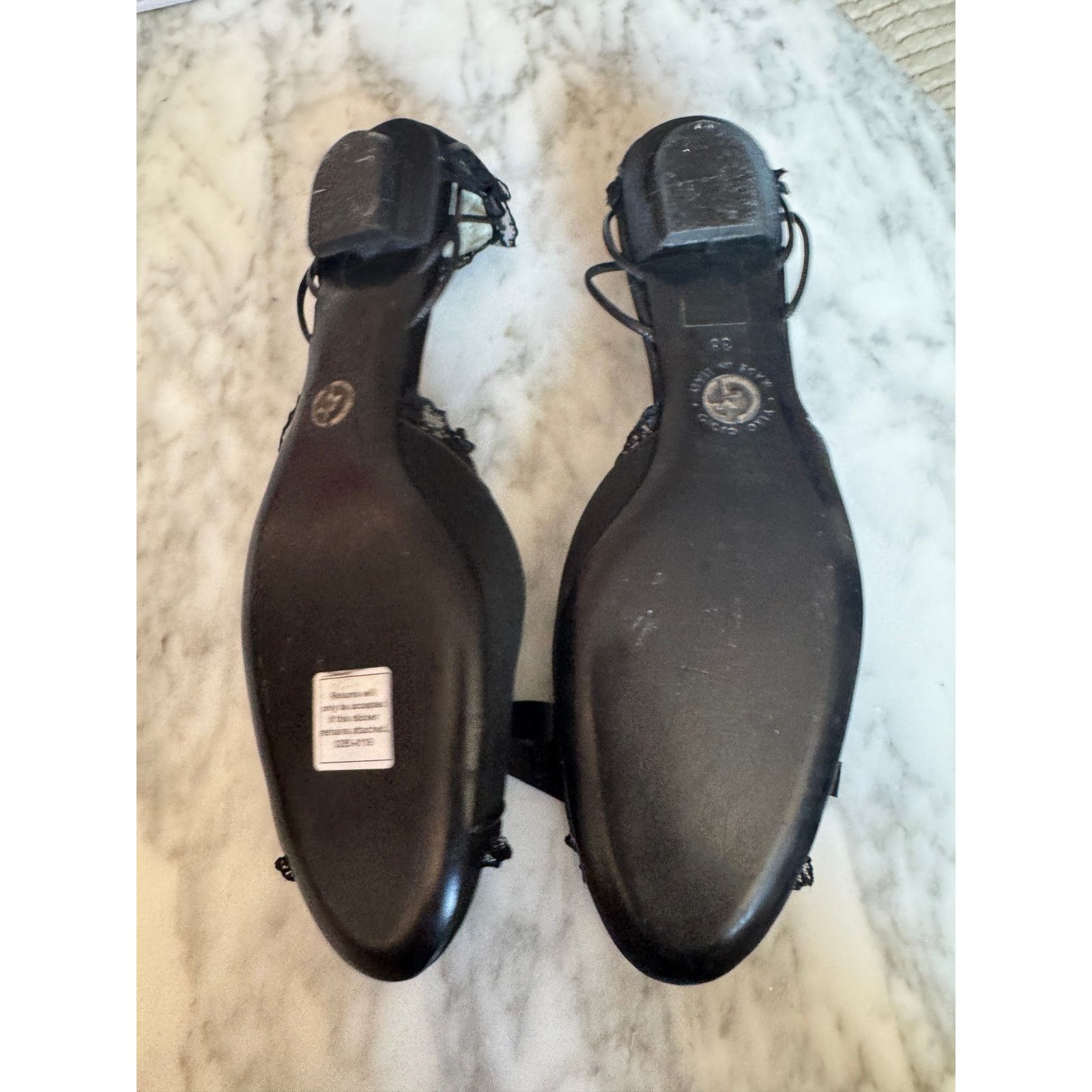 Giorgio Armani Giorgio Armani Black Patent Bow Smoking Suede Shoes Size US 7.5 / IT 37.5 - 5 Thumbnail