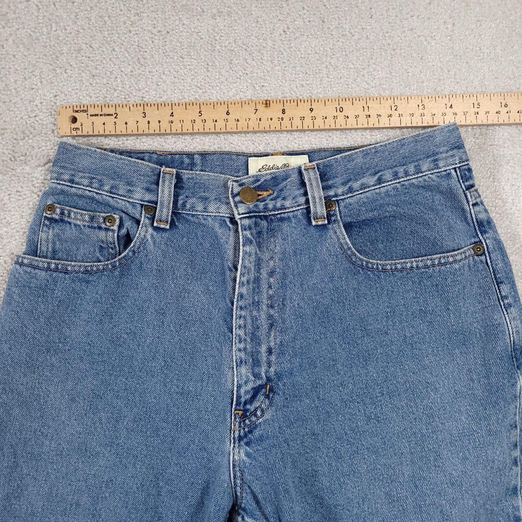 Eddie Bauer VINTAGE Eddie Bauer Capri Jeans Pants Women's 10 Petite Cropped Hemmed 19" L Size 32" / US 10 / IT 46 - 6 Thumbnail