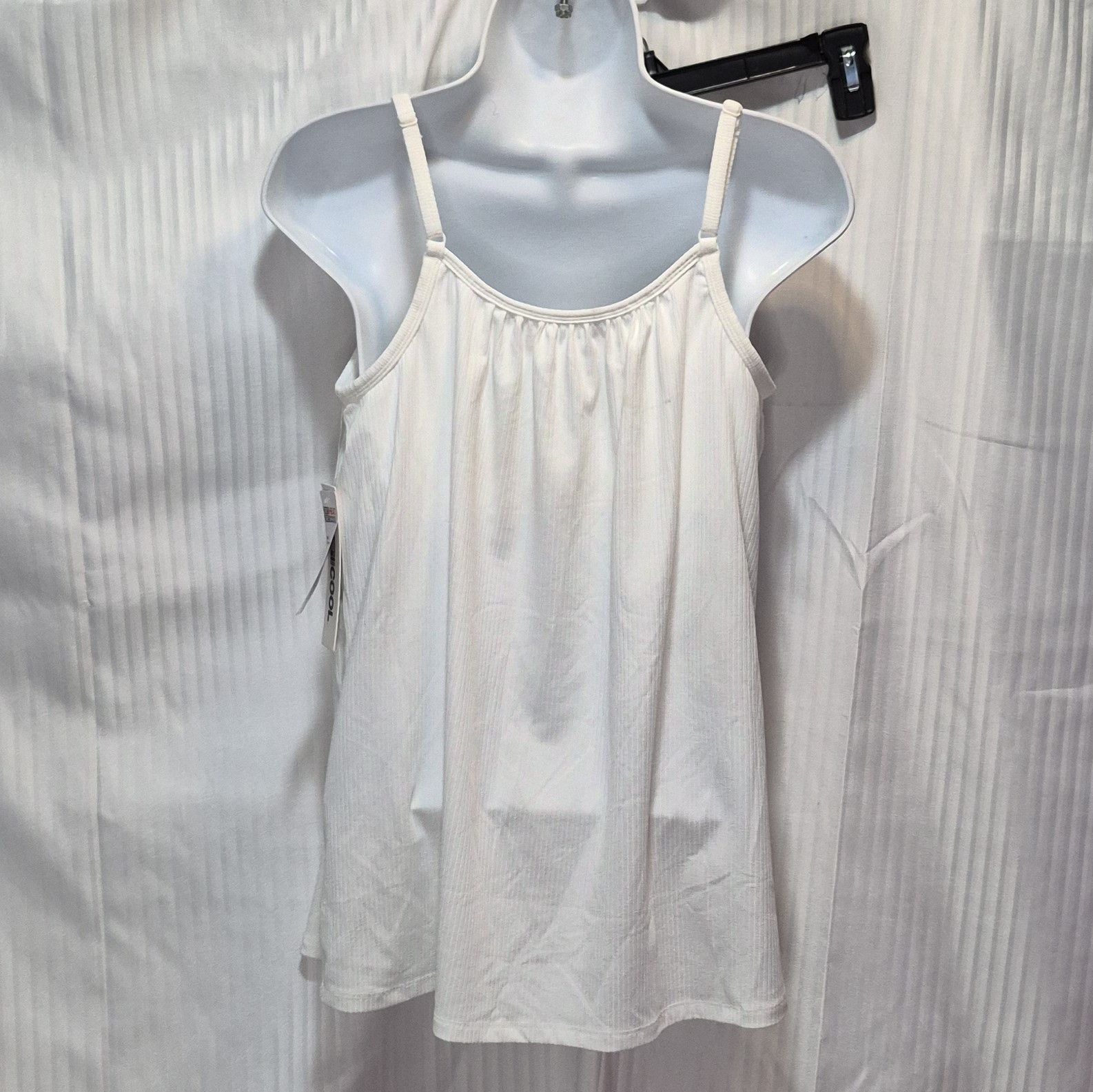 Other 32 Degrees Medium White Spaghetti Strap Swing Top NWT Size M / US 6-8 / IT 42-44 - 5 Thumbnail