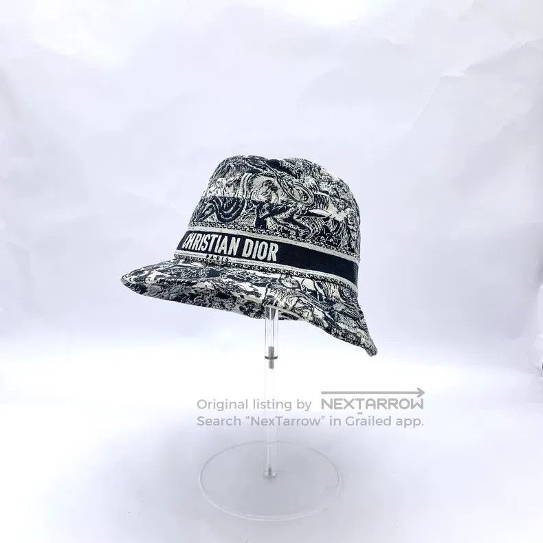 Dior Dior Size58 Colour-matched animal jungle embroidery cotton Size ONE SIZE - 2 Thumbnail