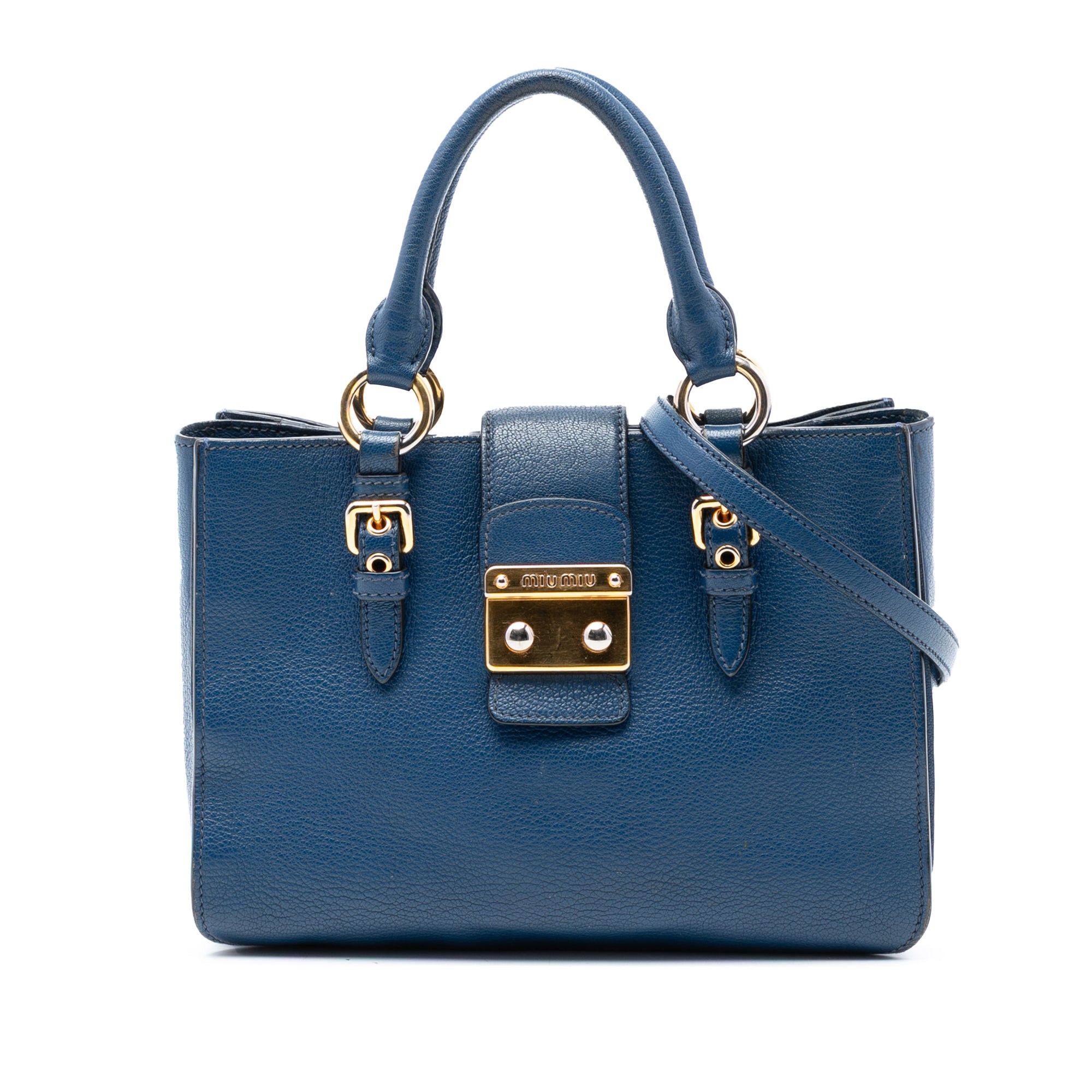 Miu Miu Goatskin Madras Satchel Size ONE SIZE - 1 Thumbnail