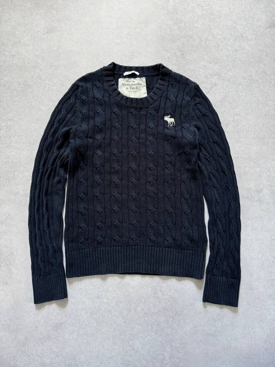 Abercrombie & Fitch Vintage Y2K Abercrombie & Fitch Cabble Knit Cotton Sweater Size US S / EU 44-46 / 1 - 1 Thumbnail