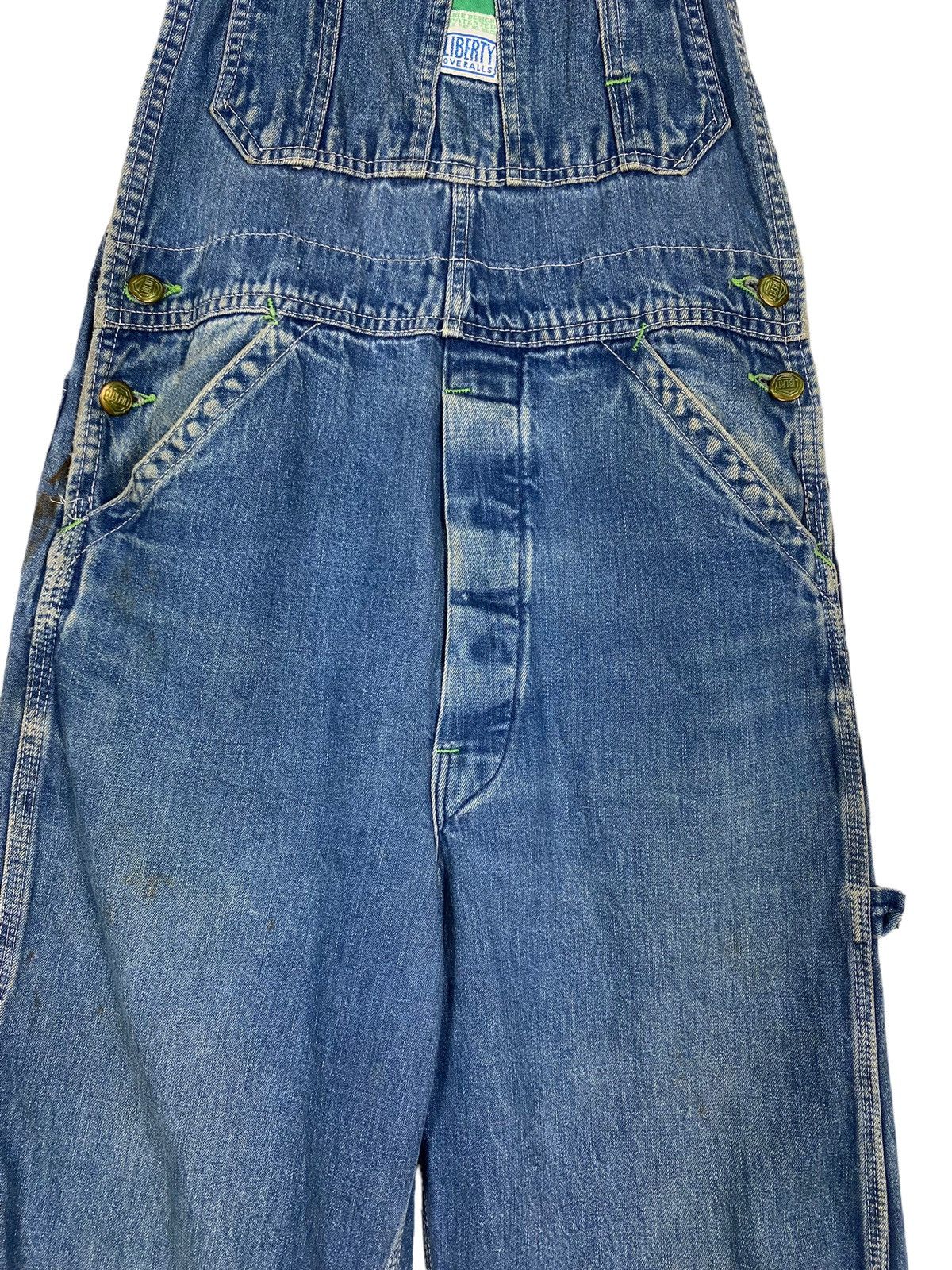 Japanese Brand Vintage Liberty Overall Denim Size US 28 / EU 44 - 9 Thumbnail