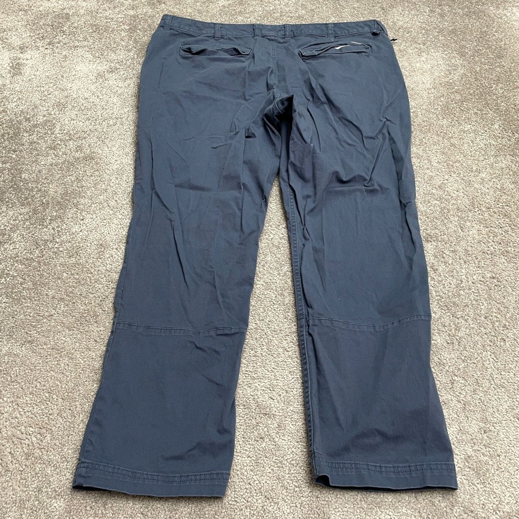 Vintage Columbia ROC Active Fit Pants Mens 40x30 Blue Straight Leg Cotton Outdoor Work Size US 42 / EU 58 - 2 Thumbnail