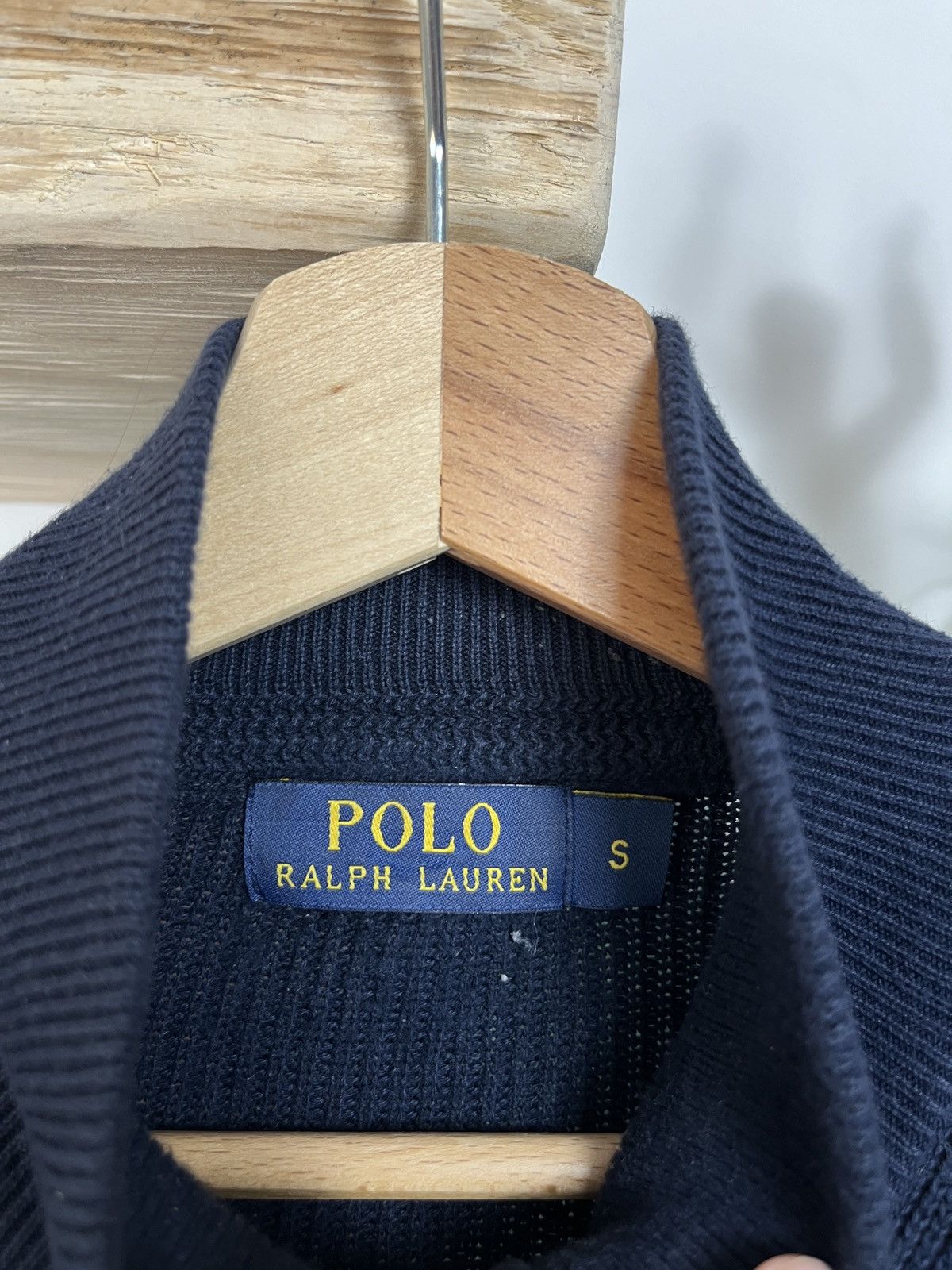 Polo Ralph Lauren × Vintage Vintage Polo ralph lauren navy Zip Up Sweater old money Size US S / EU 44-46 / 1 - 2 Thumbnail