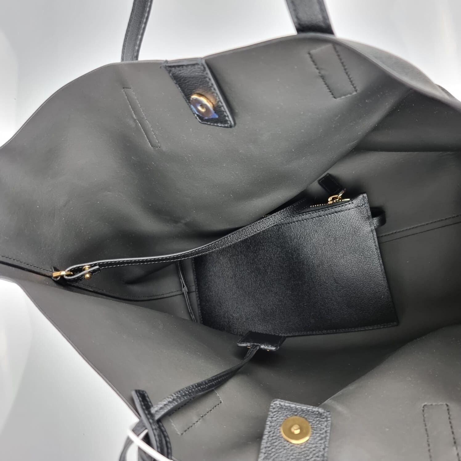 Versace VERSACE Black Leather Tote Bag New Size ONE SIZE - 9 Thumbnail