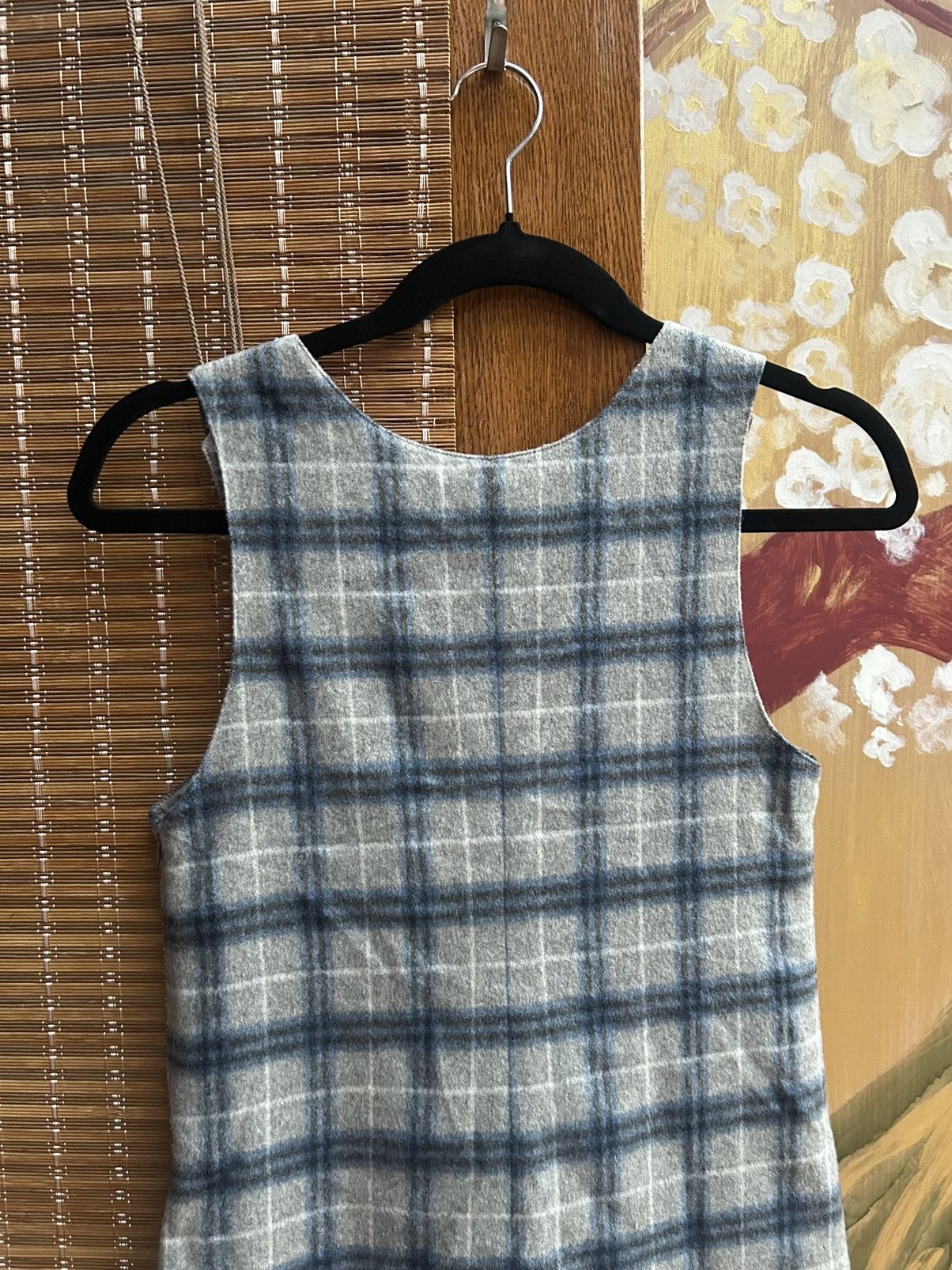 Burberry Burberry London Wool Plaid Mini Dress Jumper Pinafore Size M / US 6-8 / IT 42-44 - 4 Thumbnail