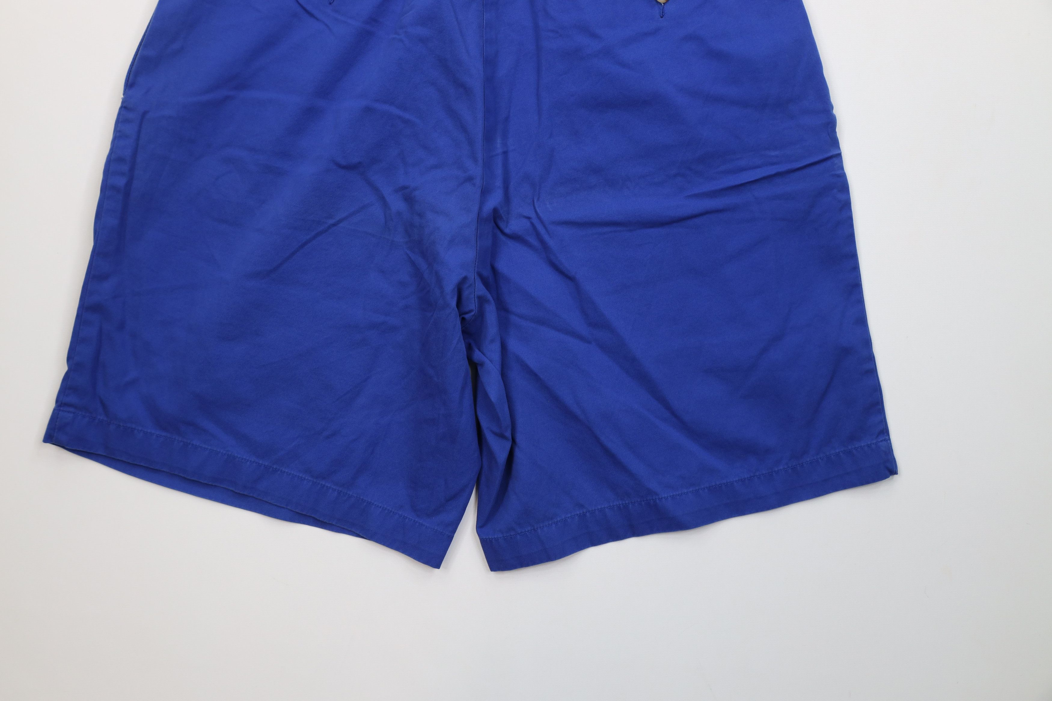 Polo Ralph Lauren Vintage 90s Ralph Lauren Above Knee Chino Shorts Royal Size US 34 / EU 50 - 11 Thumbnail