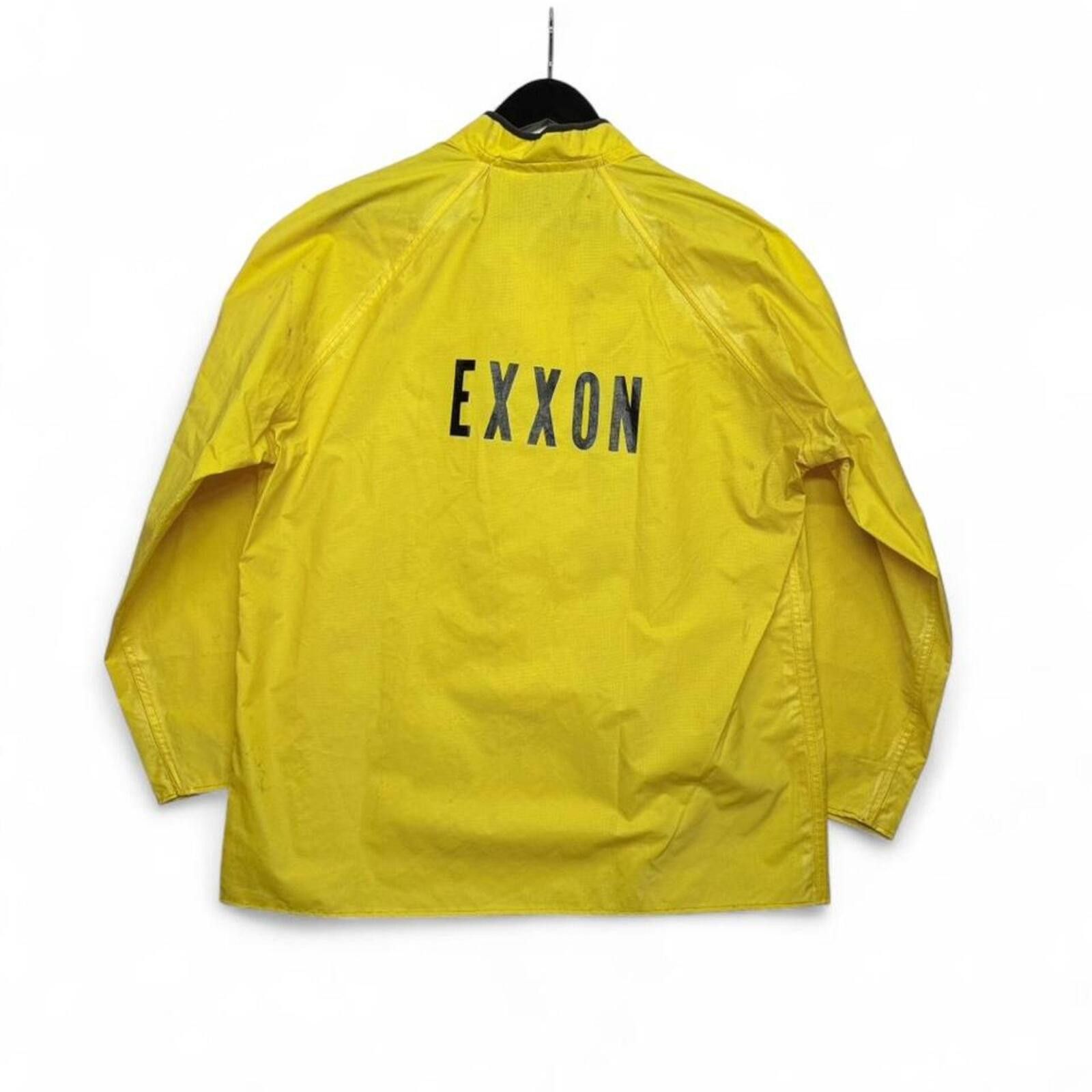 Other True vintage 70s thrashed yellow Exxon rain jacket/coat M/L Size US S / EU 44-46 / 1 - 1 Thumbnail