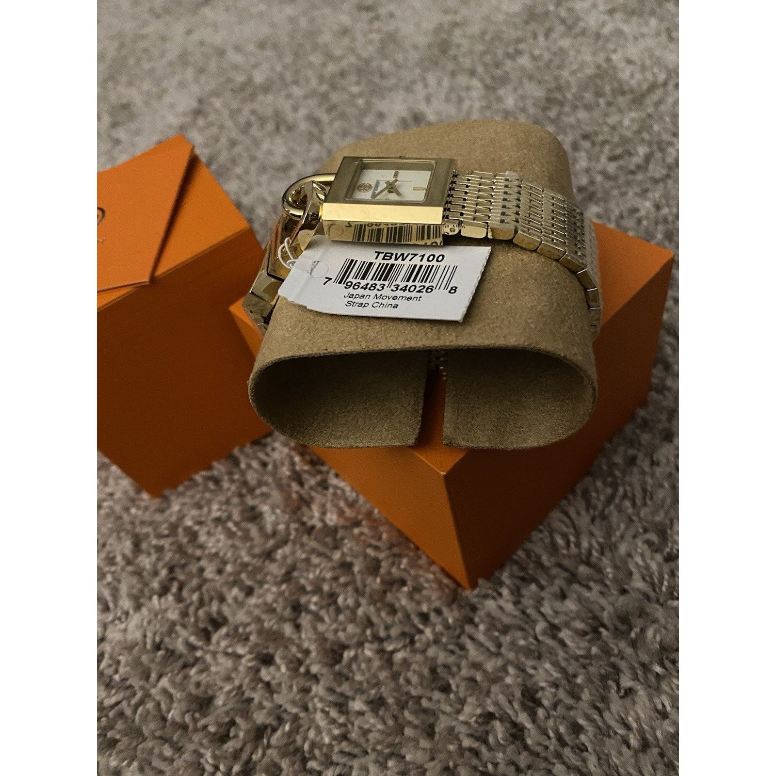 Tory Burch Tory Burch Bracelet Goldstone Watch NIB Size 36 - 5 Thumbnail