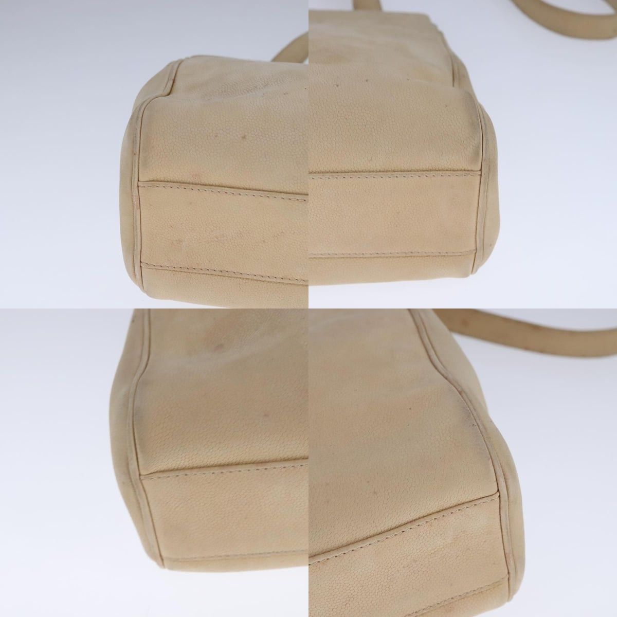 Celine CELINE Shoulder Bag Leather Beige Size ONE SIZE - 10 Thumbnail
