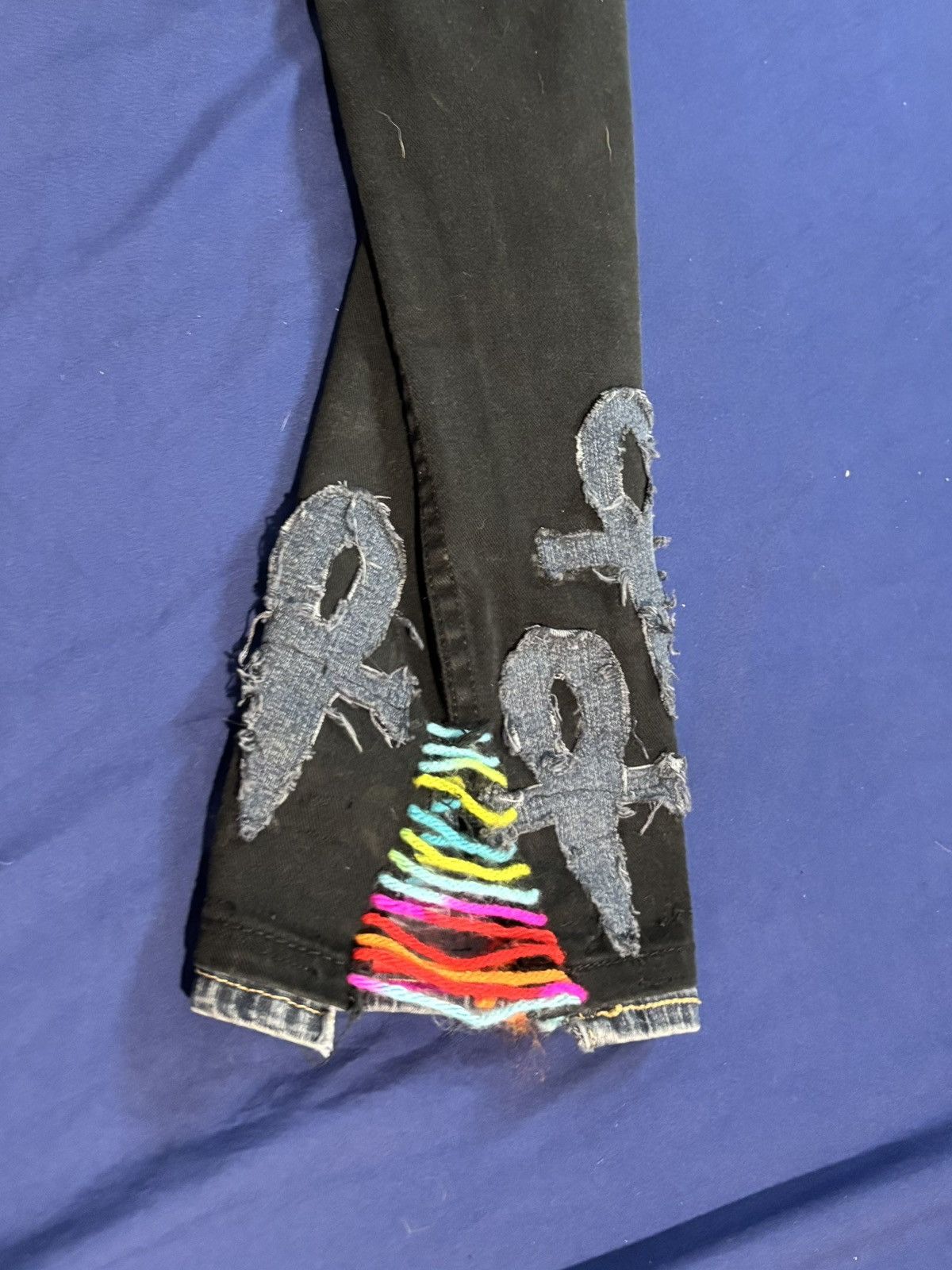 Other 2-tone Ankh Patch Custom Jeans Size US 32 / EU 48 - 4 Thumbnail