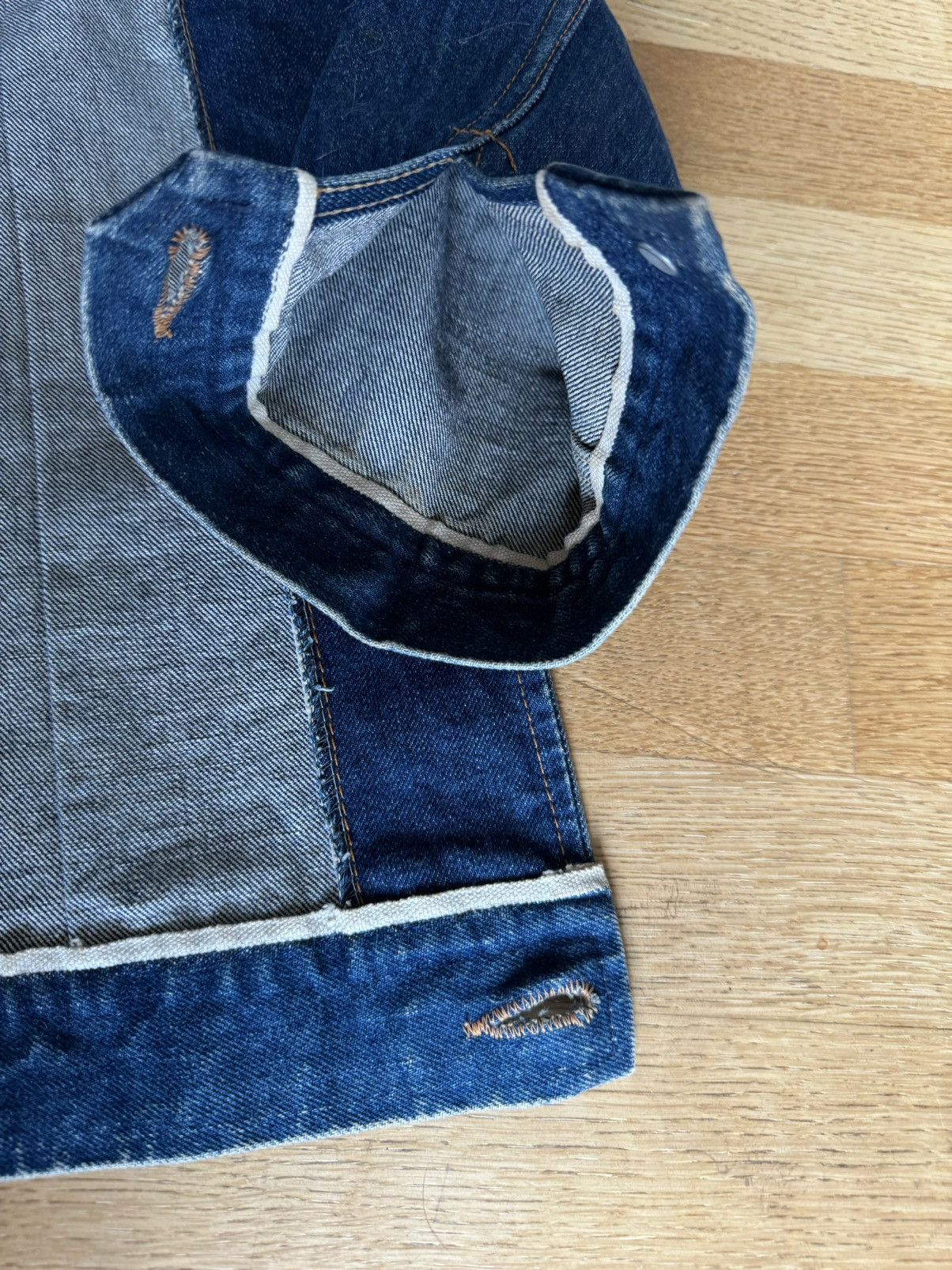 Salvage × Vintage VTG 1970‘s Selvedge Right On/Elder M.F.G Jacket Size US L / EU 52-54 / 3 - 6 Thumbnail