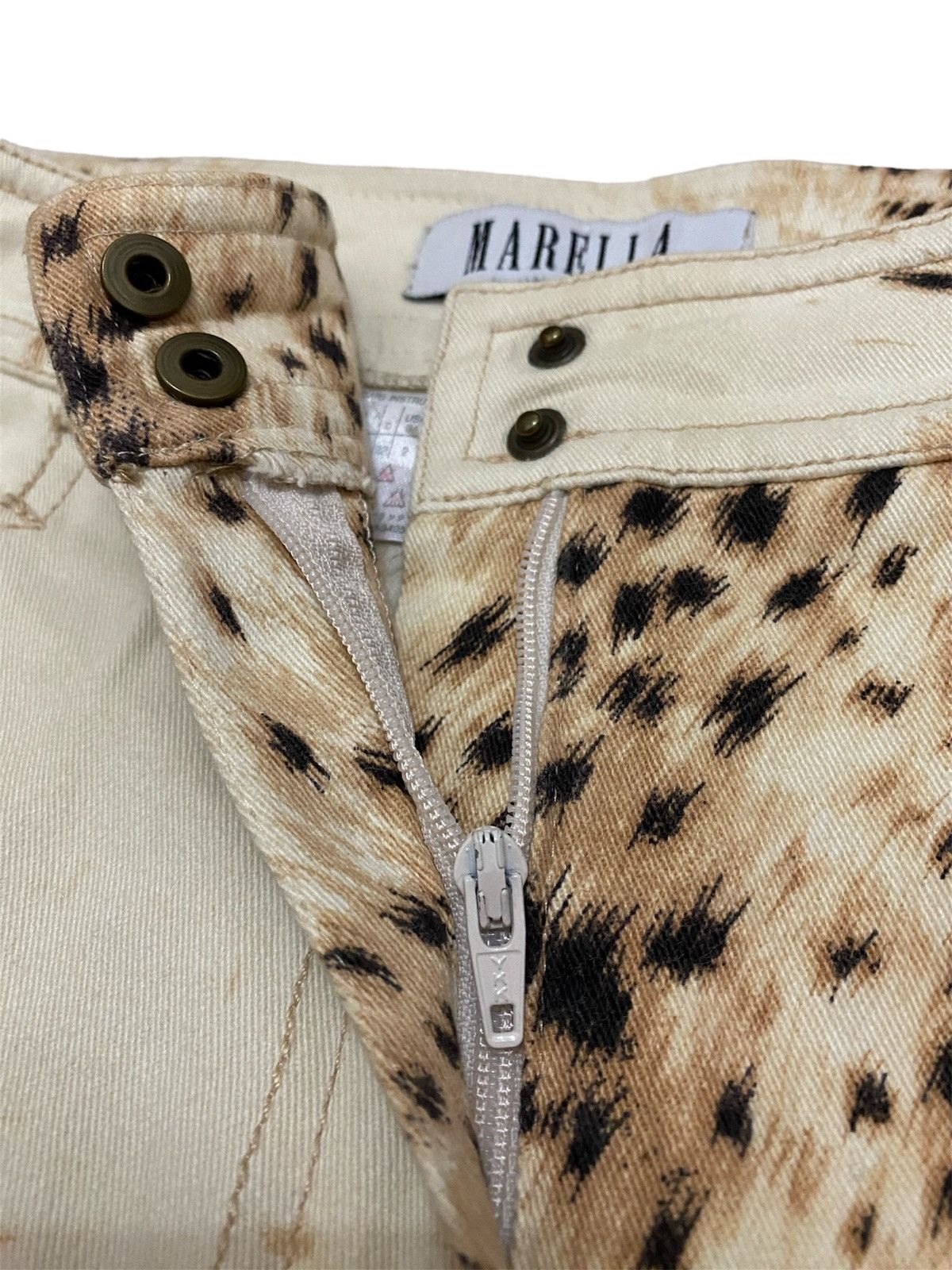 If Six Was Nine × Le Grande Bleu (L.G.B.) Marella Leopard Flared pants Size 27" / US 4 / IT 40 - 9 Thumbnail