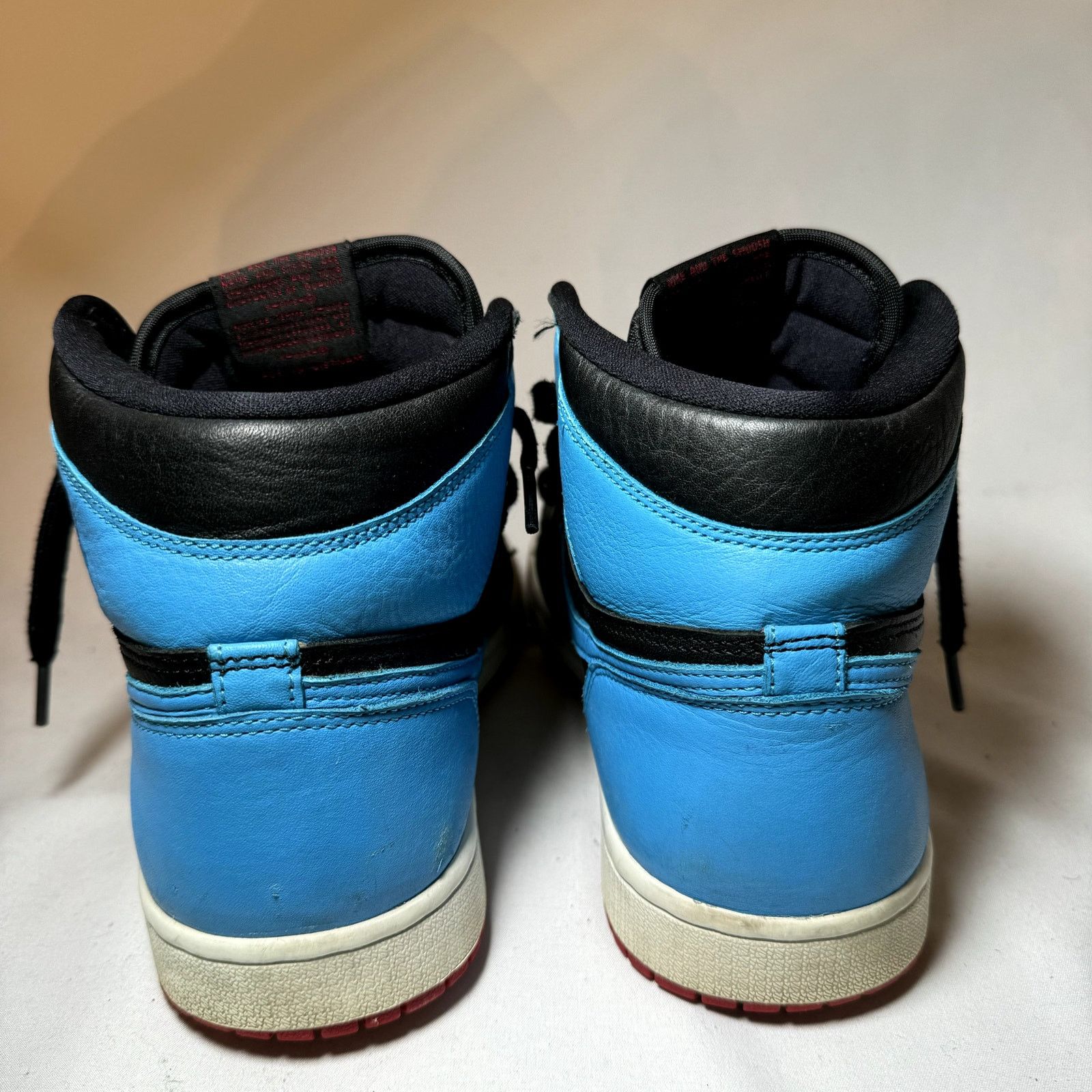 Jordan Brand × Nike Nike Air Jordan 1 High OG NC to Chi Women's Shoes - Size 9.5 Size US 9.5 / IT 39.5 - 5 Thumbnail