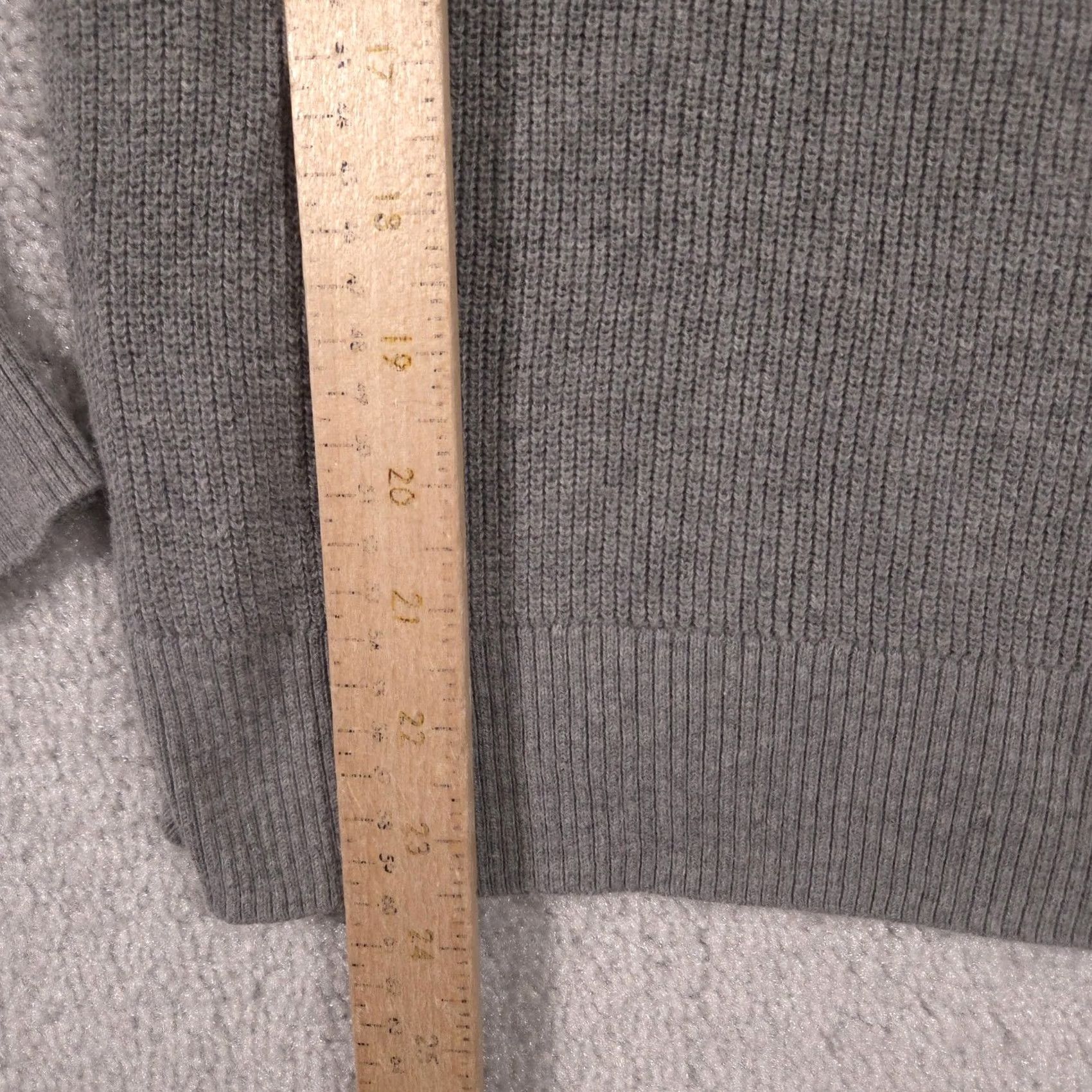 Vintage American Eagle Gray Henley Knit Stripe Long Sleeve Crewneck Womens Small Sweater - Vintage Size S / US 4 / IT 40 - 6 Thumbnail