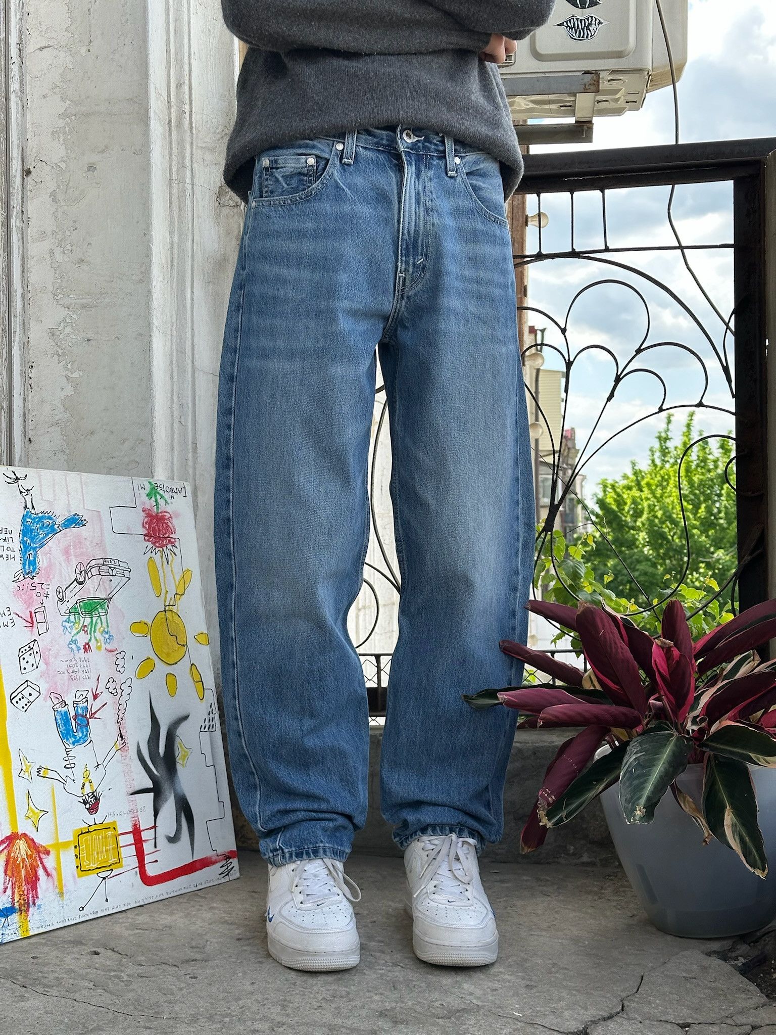Levi's Vintage Y2K Levis Silvertab Baggy Jeans loose Size US 30 / EU 46 - 7 Thumbnail