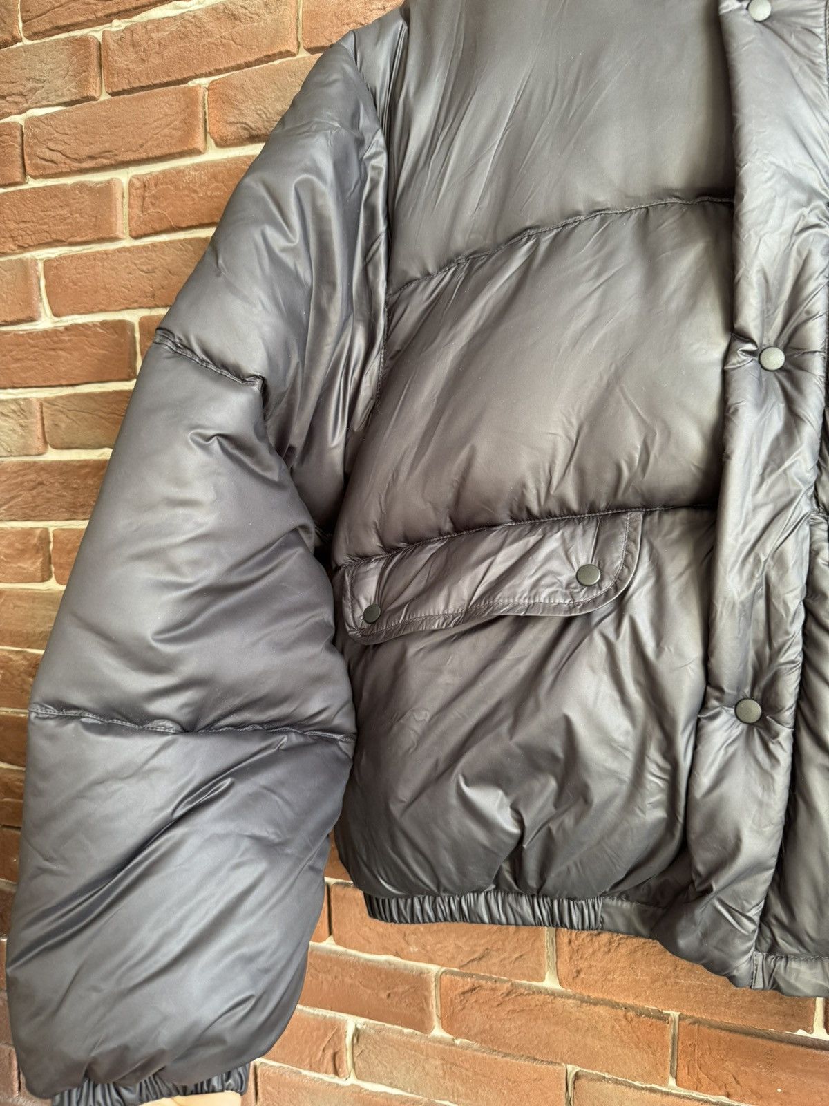 Our Legacy Our Legacy Lenox Nylon Puffer Oversize Jacket Smog Navy 50 Size US L / EU 52-54 / 3 - 3 Thumbnail