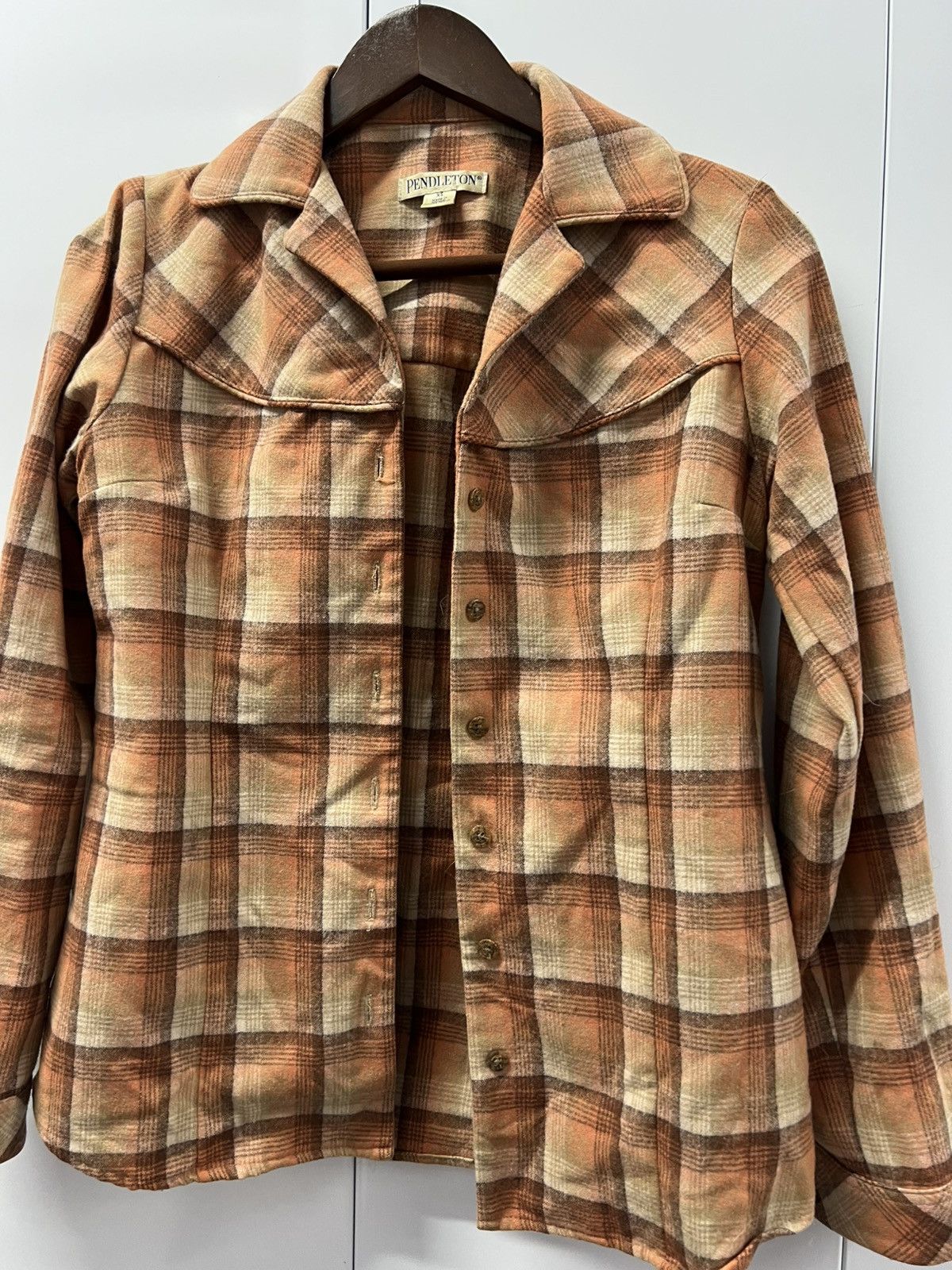Pendleton 90's 2000's Y2K VTG Vintage Pendleton Plaid Wool Flannel Size US XS / EU 42 / 0 - 4 Thumbnail