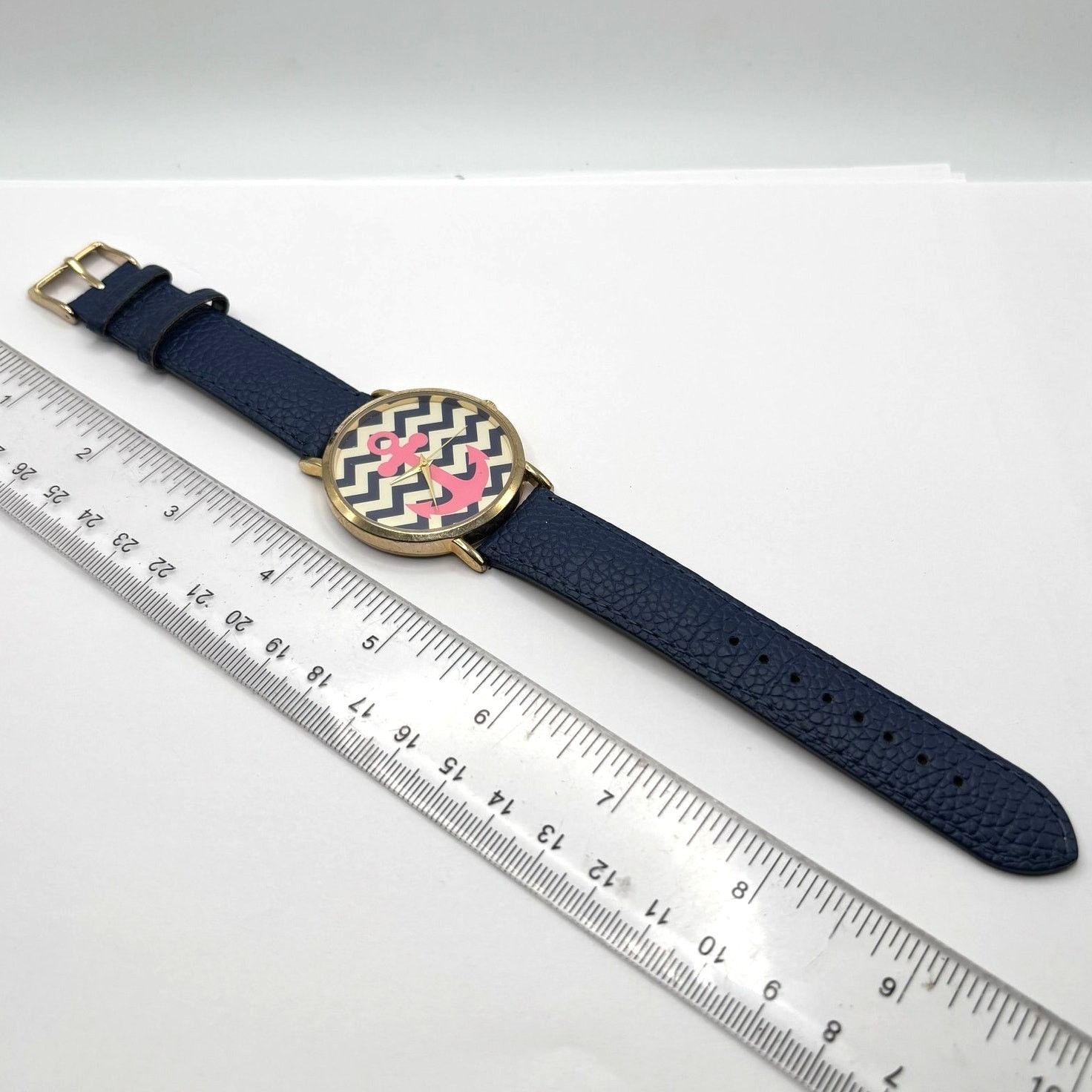 Other Gold & Blue Anchor Men's Watch Size ONE SIZE - 3 Thumbnail
