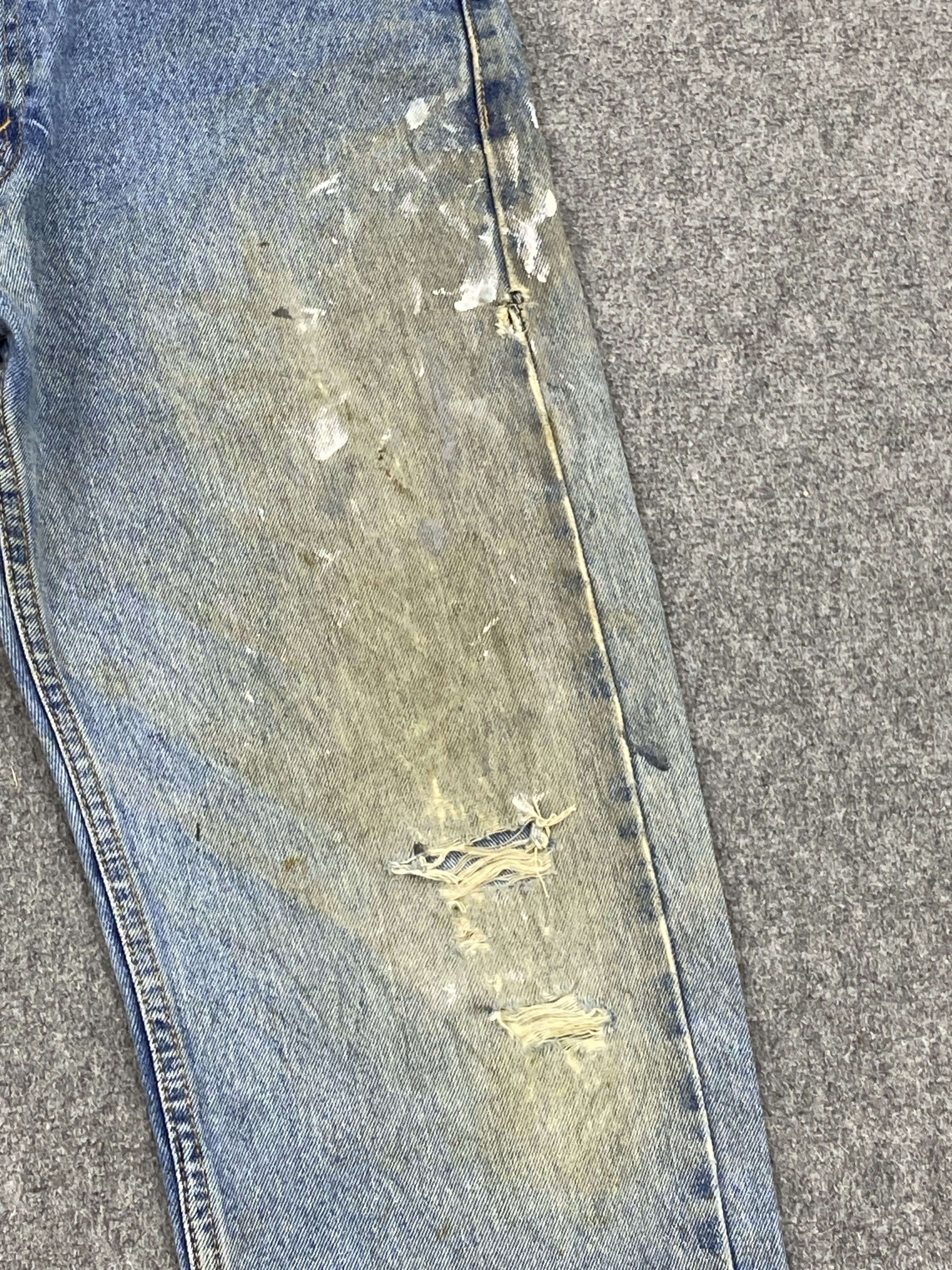 Levi's Vintage Levis 505 Dirty Jeans DP2692 Size US 32 / EU 48 - 10 Thumbnail