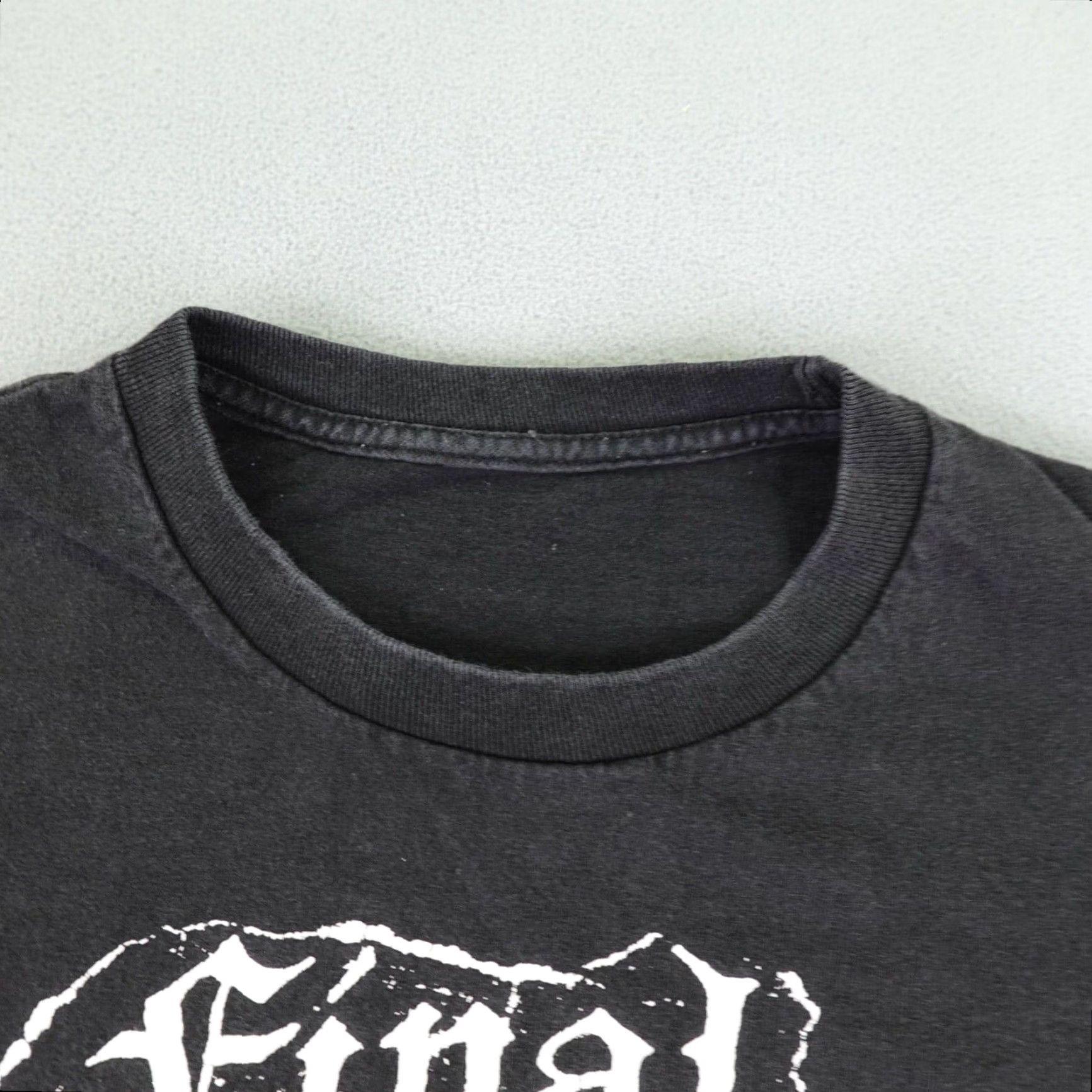 Vintage Vintage Final Conflict T-Shirt Mens Large Punk Rock Music Cotton Black 80s Size US L / EU 52-54 / 3 - 3 Thumbnail