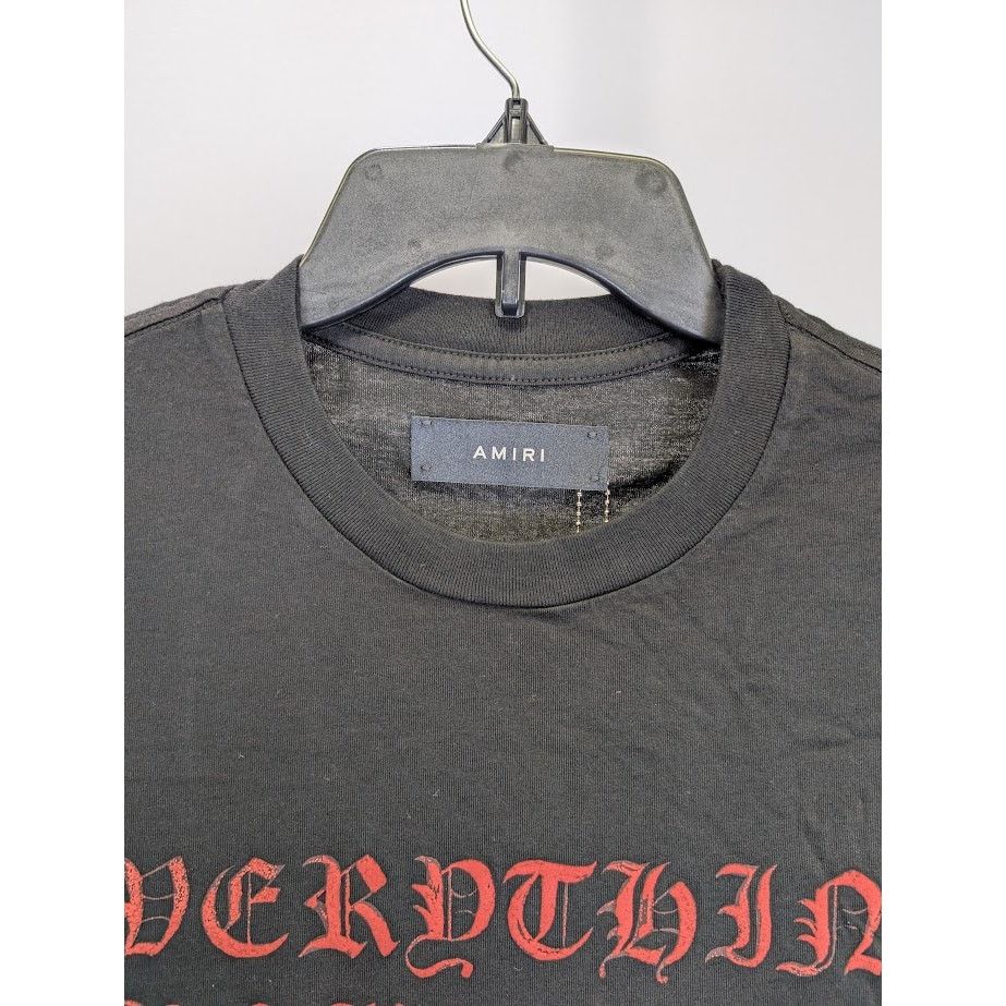 Amiri o1rshd1 Everything T-Shirt in Black / Red Size US S / EU 44-46 / 1 - 5 Thumbnail