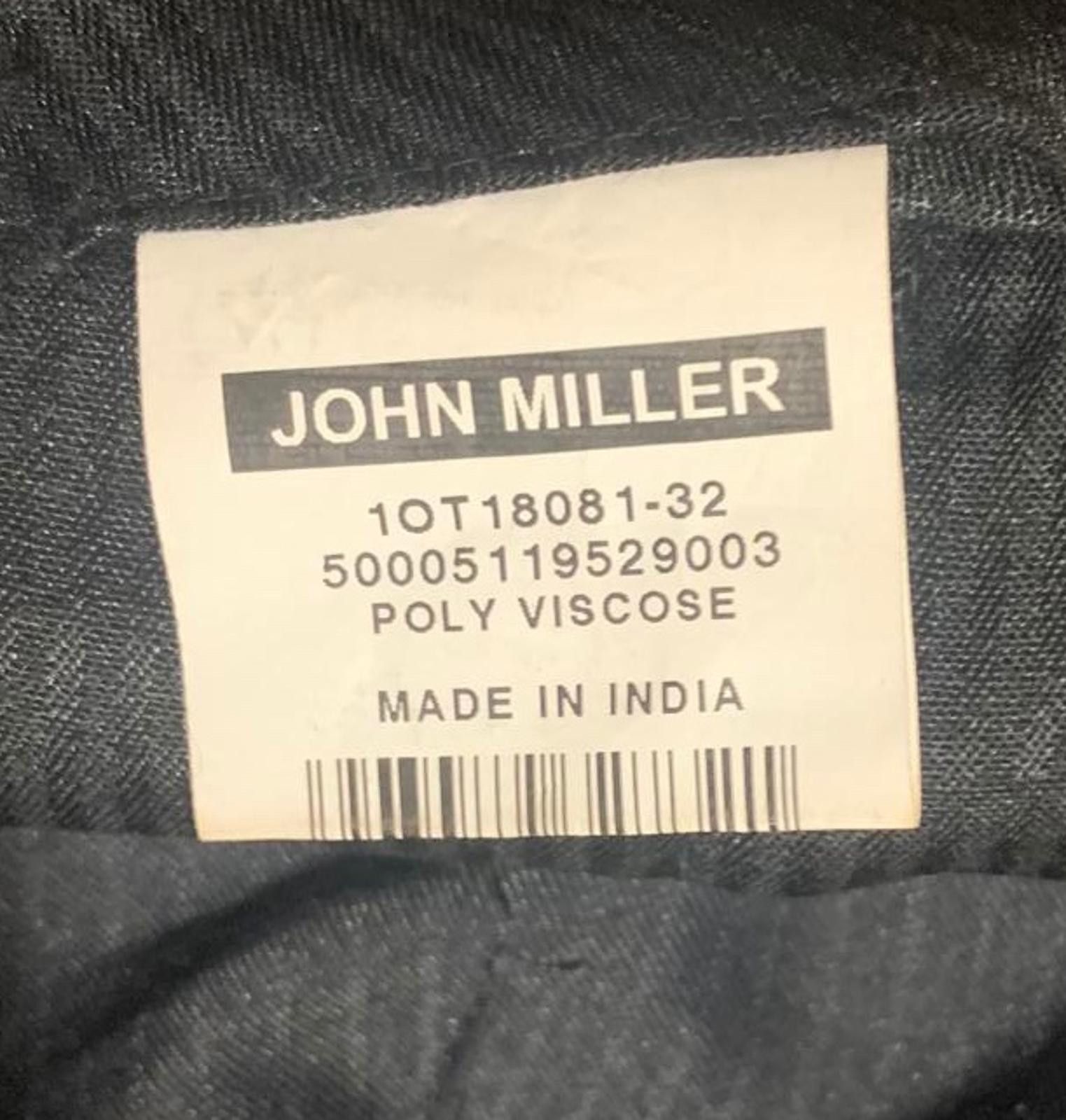 Other John Miller Super Crease Men's W32 Black Dress Pants Size 38R - 9 Thumbnail