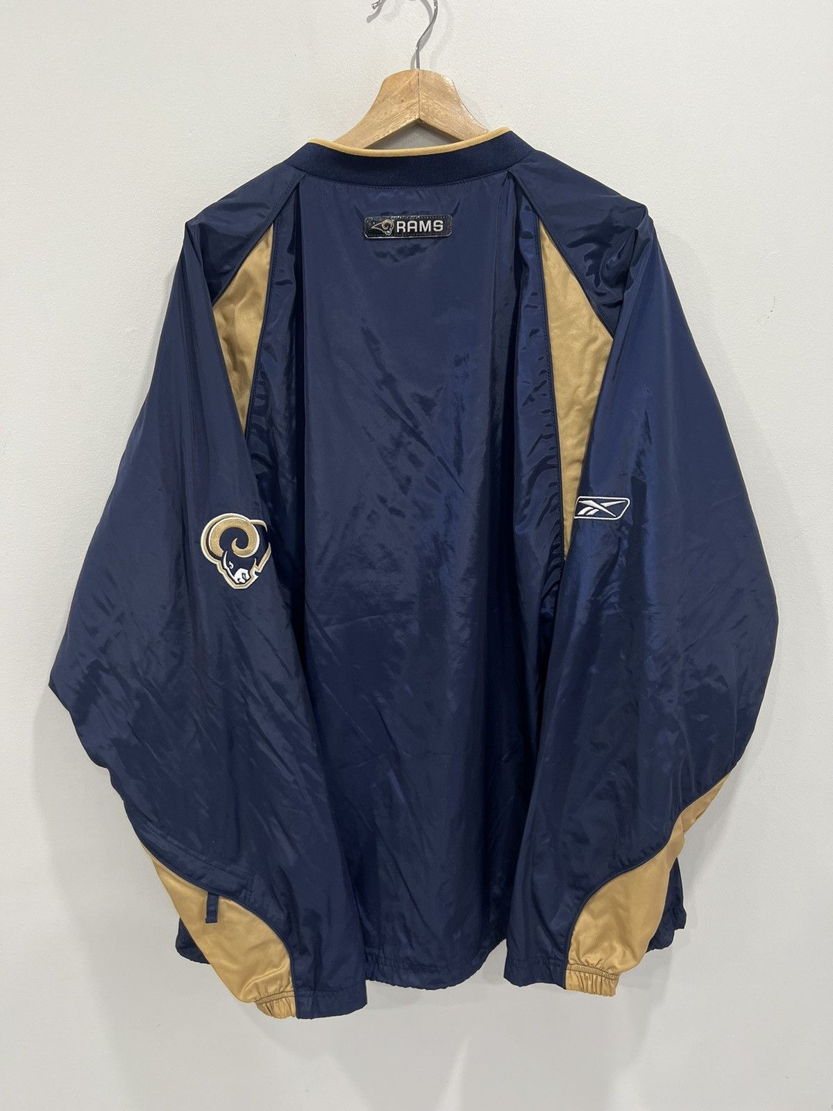 Vintage Vintage St Louis Rams Windbrraker Jacket Pullover Size US XL / EU 56 / 4 - 4 Thumbnail
