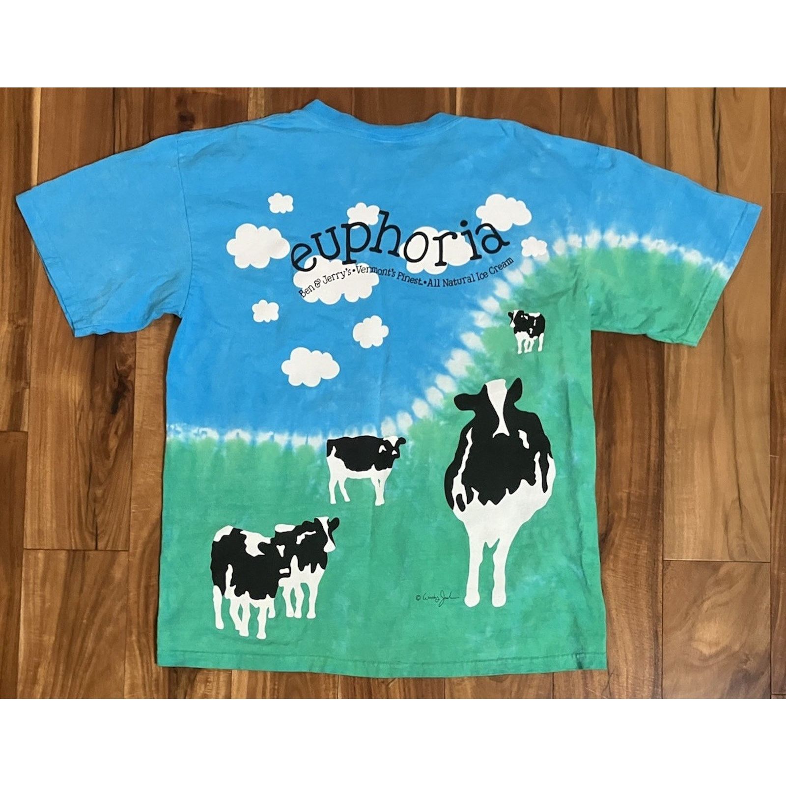 Anvil Ben & Jerry’s Euphoria AOP Ice Cream T-Shirt Size M Tie Dye Size US M / EU 48-50 / 2 - 13 Thumbnail