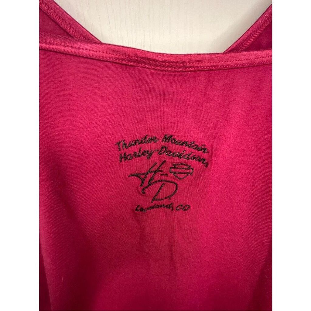 Harley Davidson Harley Davidson Cami With Embroidered Logo And Rhinestones Size L / US 10 / IT 46 - 6 Thumbnail
