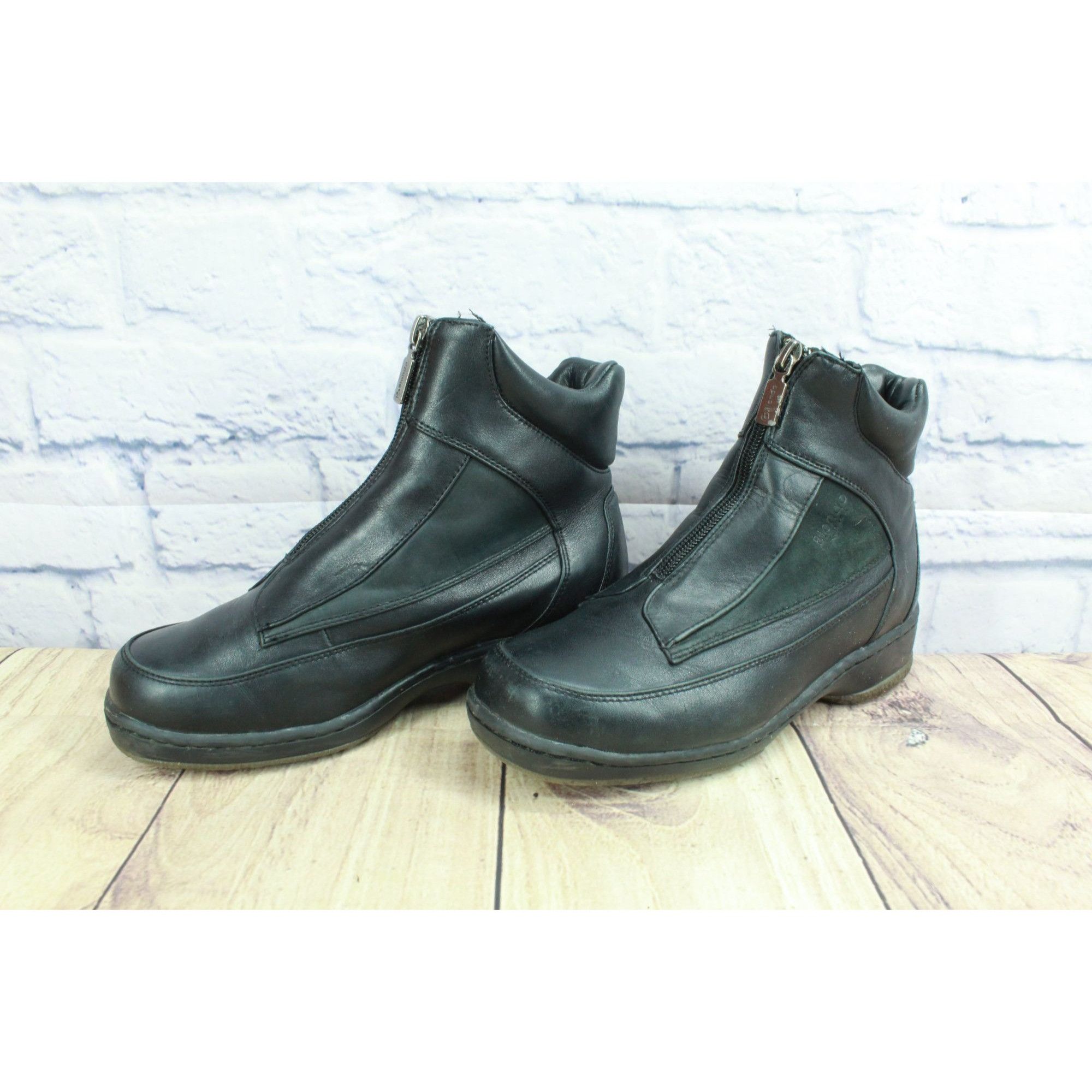 Blondo Blondo Women's Leather Front Zip Casual Winter Ankle Boots Size US 6.5 / IT 36.5 - 2 Thumbnail