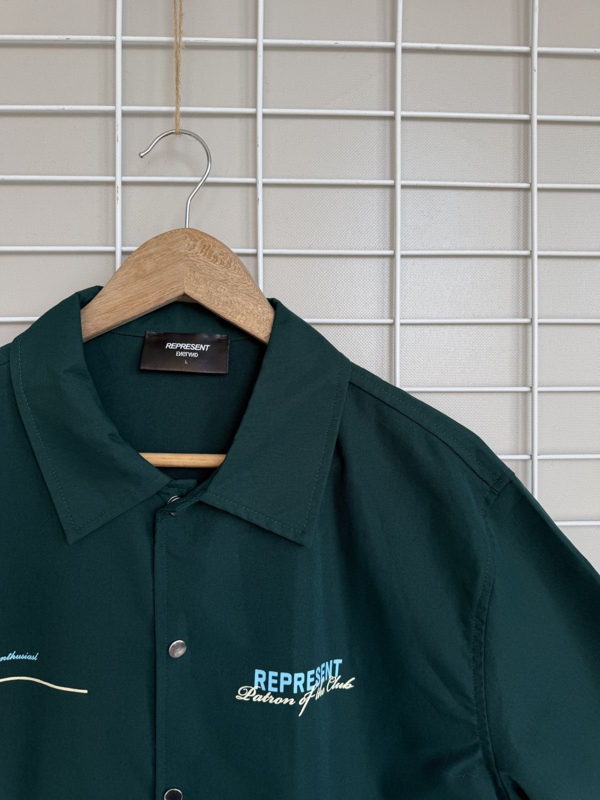 Represent Clo. Represent Patron of the Club Snap Shirt Mens Size L Size US L / EU 52-54 / 3 - 6 Thumbnail