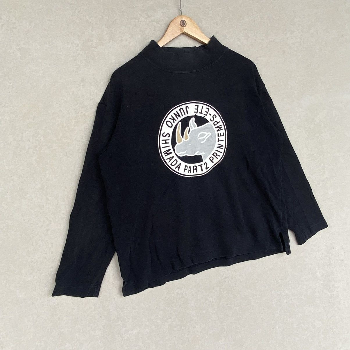 Other Vintage Junko Shimada Rhinoceros Logo Big Printed Crewneck Size US M / EU 48-50 / 2 - 3 Thumbnail