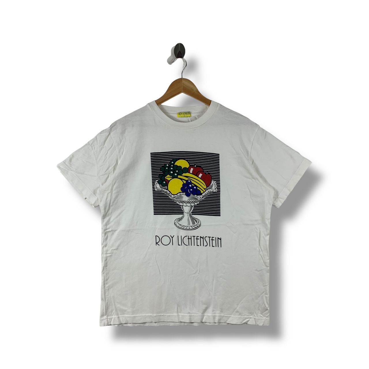 Vintage Vintage ROY LINCHESTEIN big logo Art printed tee Size US L / EU 52-54 / 3 - 1 Thumbnail