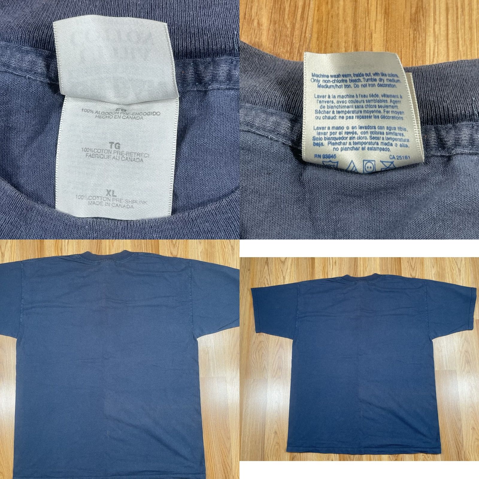 Gildan Gildan T-Shirt Adults XL Navy Vancouver Canada Short Sleeve Size US L / EU 52-54 / 3 - 8 Thumbnail