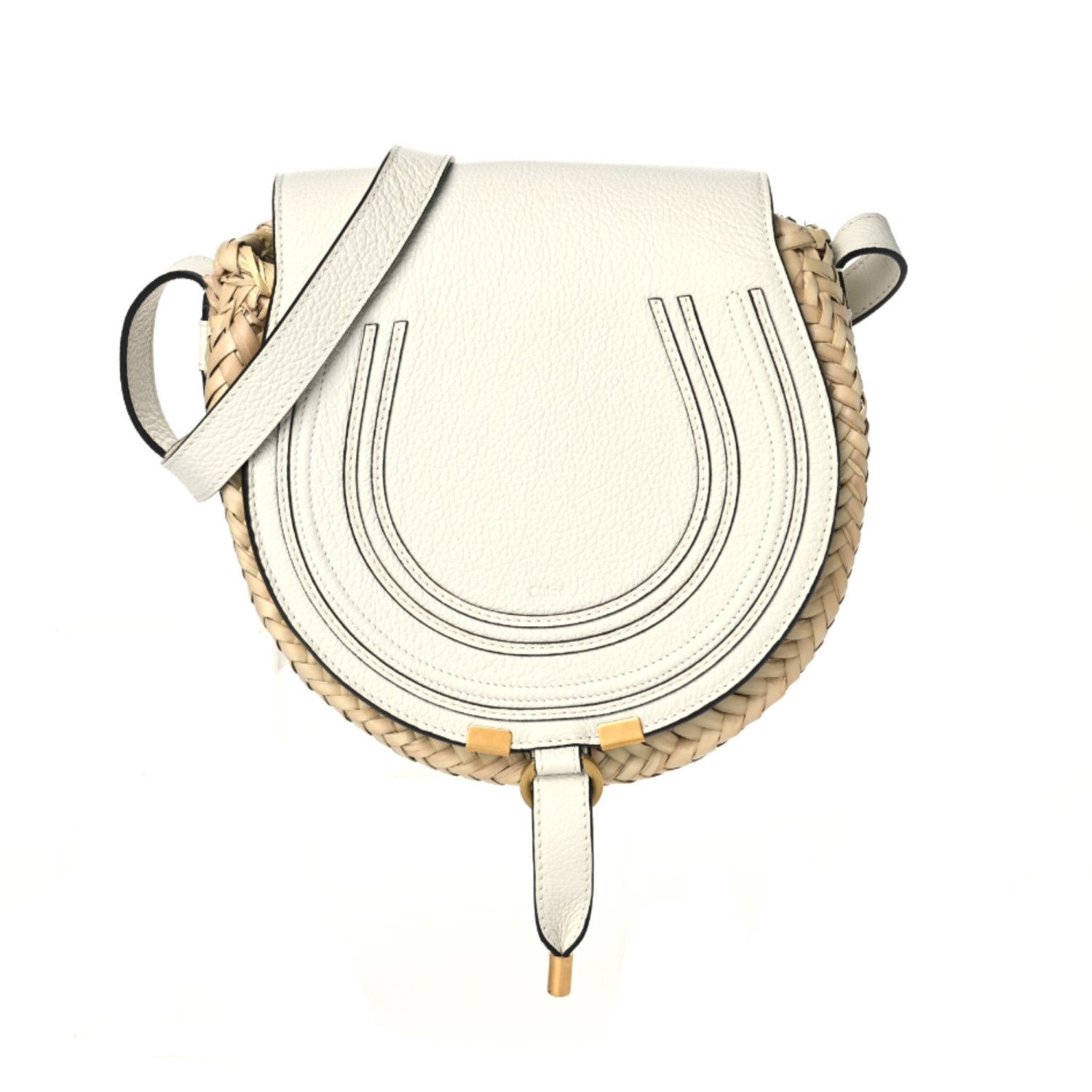 Chloe o1loc1c10425 Size: OS / Marcie Crossbody Basket in White Size ONE SIZE - 1 Thumbnail