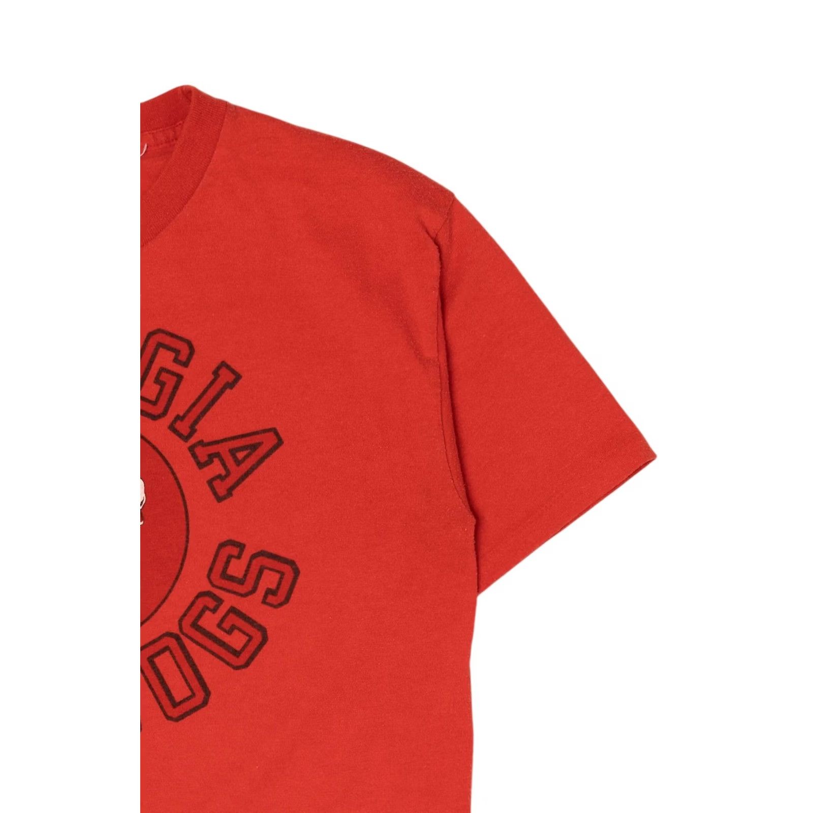 Vintage VINTAGE Red University Of Georgia Bulldogs T-Shirt 1980s Unisex Adults Medium Short Sleeve Cotton / Polyester Dirt Shirts Mens Womens Boys Girls Size US M / EU 48-50 / 2 - 7 Thumbnail