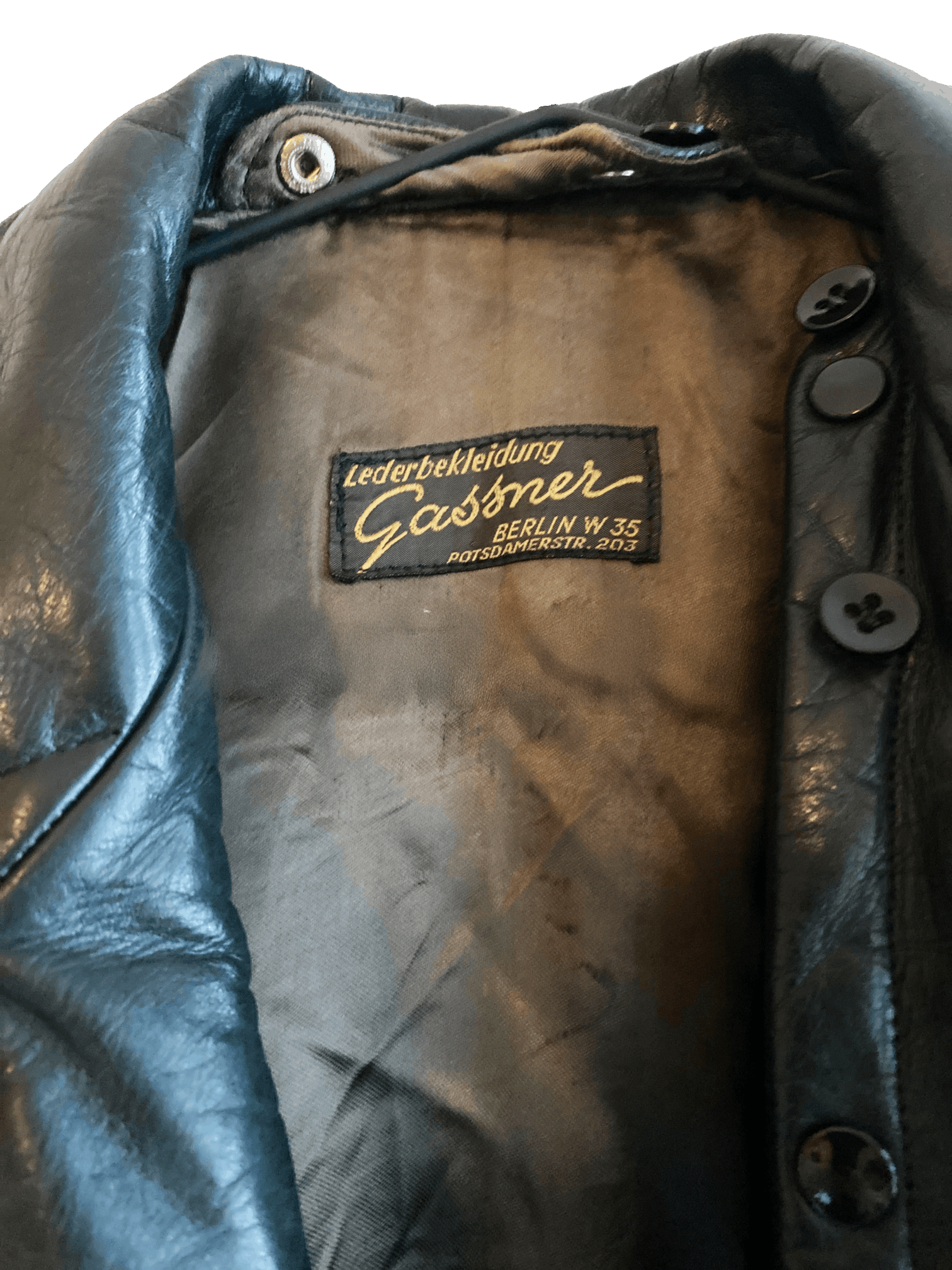 Vintage Vintage Gassner Berlin Leather Coat Size US M / EU 48-50 / 2 - 5 Thumbnail