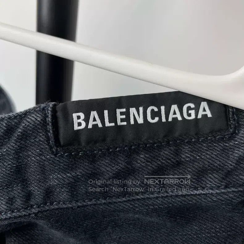 Balenciaga Balenciaga size XXS Black Denim Jeans Size US 27 - 3 Thumbnail